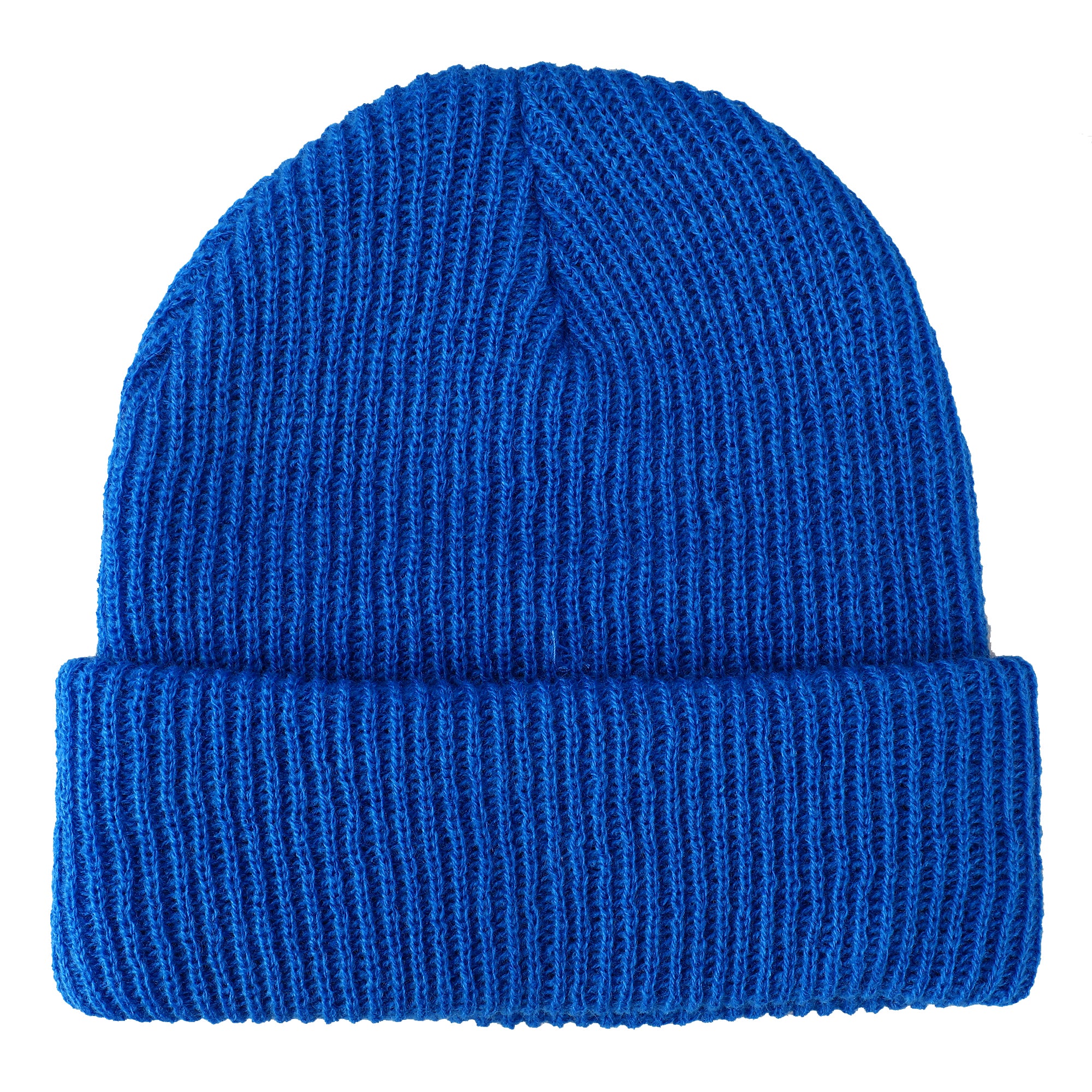 Kirby Snack Time Royal Blue Cuffed Plain Skull Acrylic  Knitted Beanie Hat