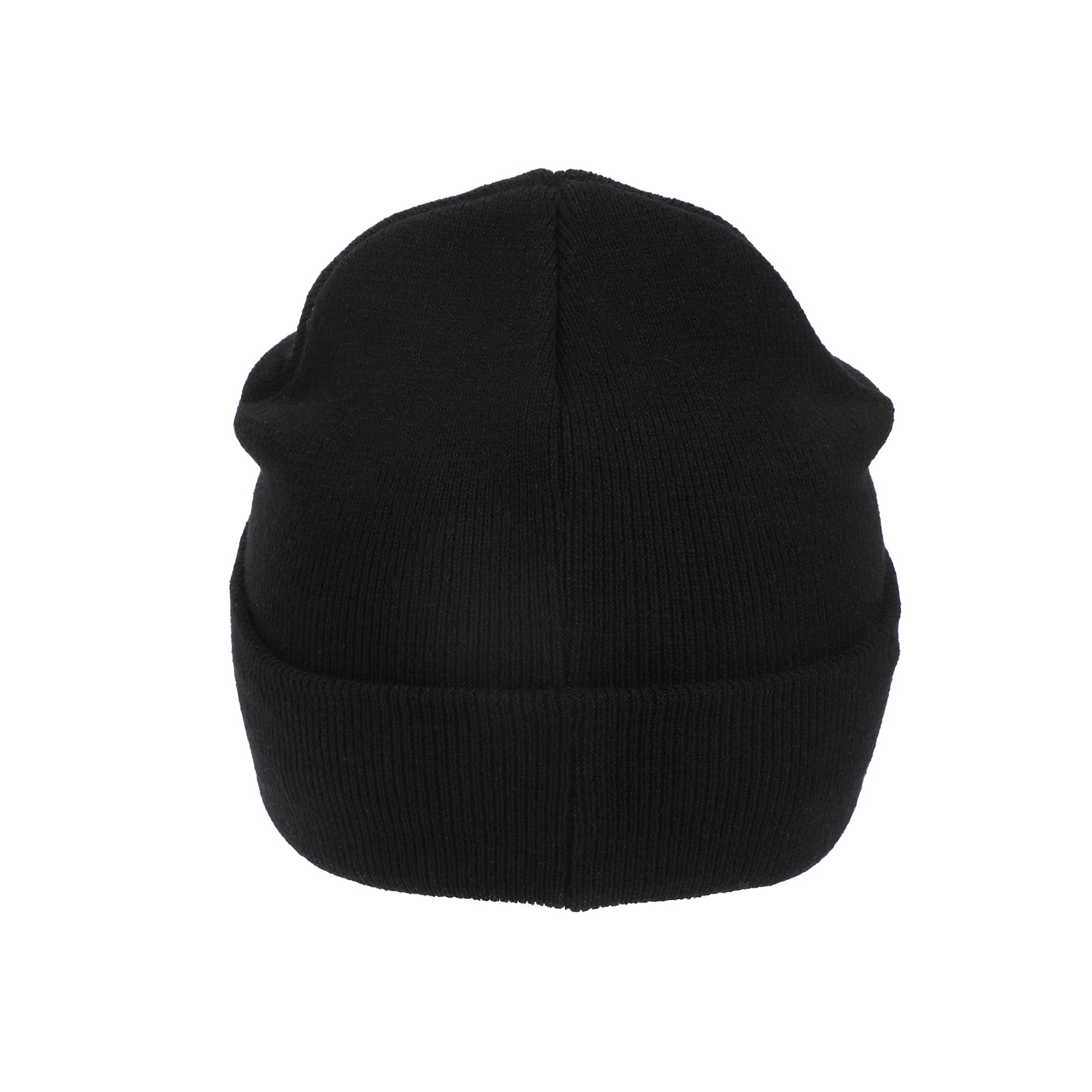 Spongebob Square Pants Embroidered Circle Character Patch On Black Cuff Beanie