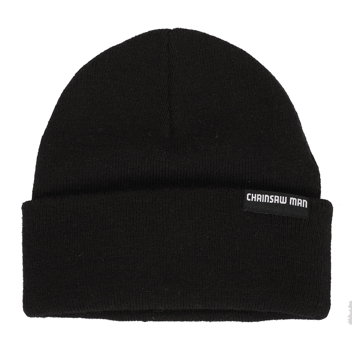 Chainsaw Man Pochita Men's Black Knit Cuff Beanie