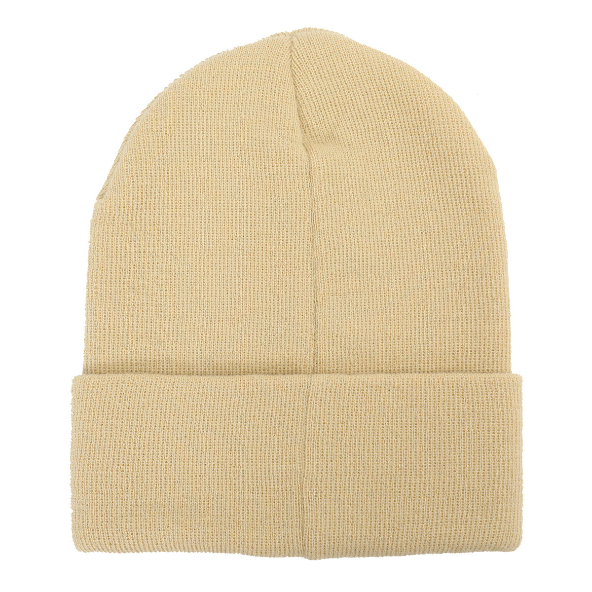 Hello Kitty Blue Circle Embroidered Khaki Cuff Beanie