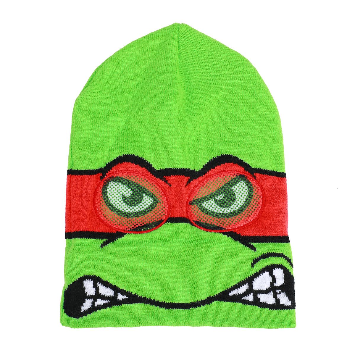 TMNT Rolldown Ralph Adult Mesh Eye Green Beanie