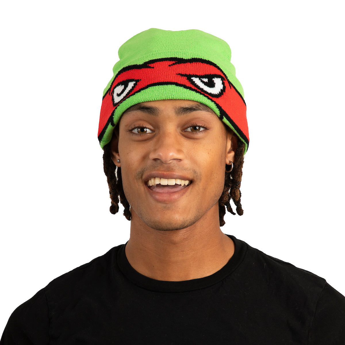 TMNT Rolldown Ralph Adult Mesh Eye Green Beanie