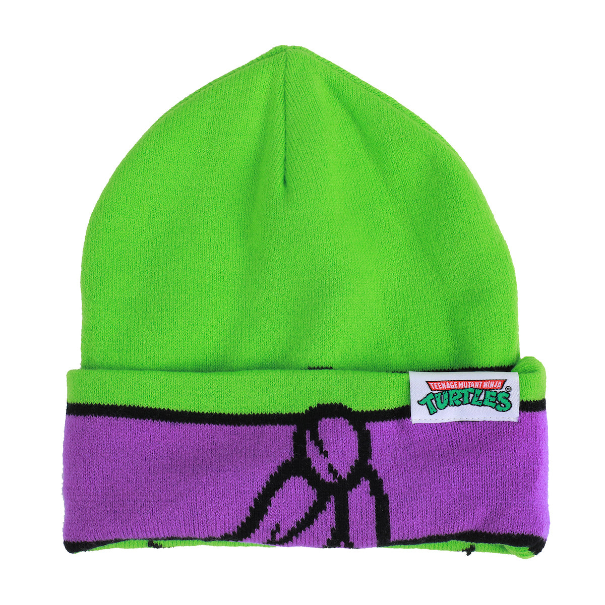 TMNT Rolldown Donny Adult Acrylic Mesh Eye Green Beanie