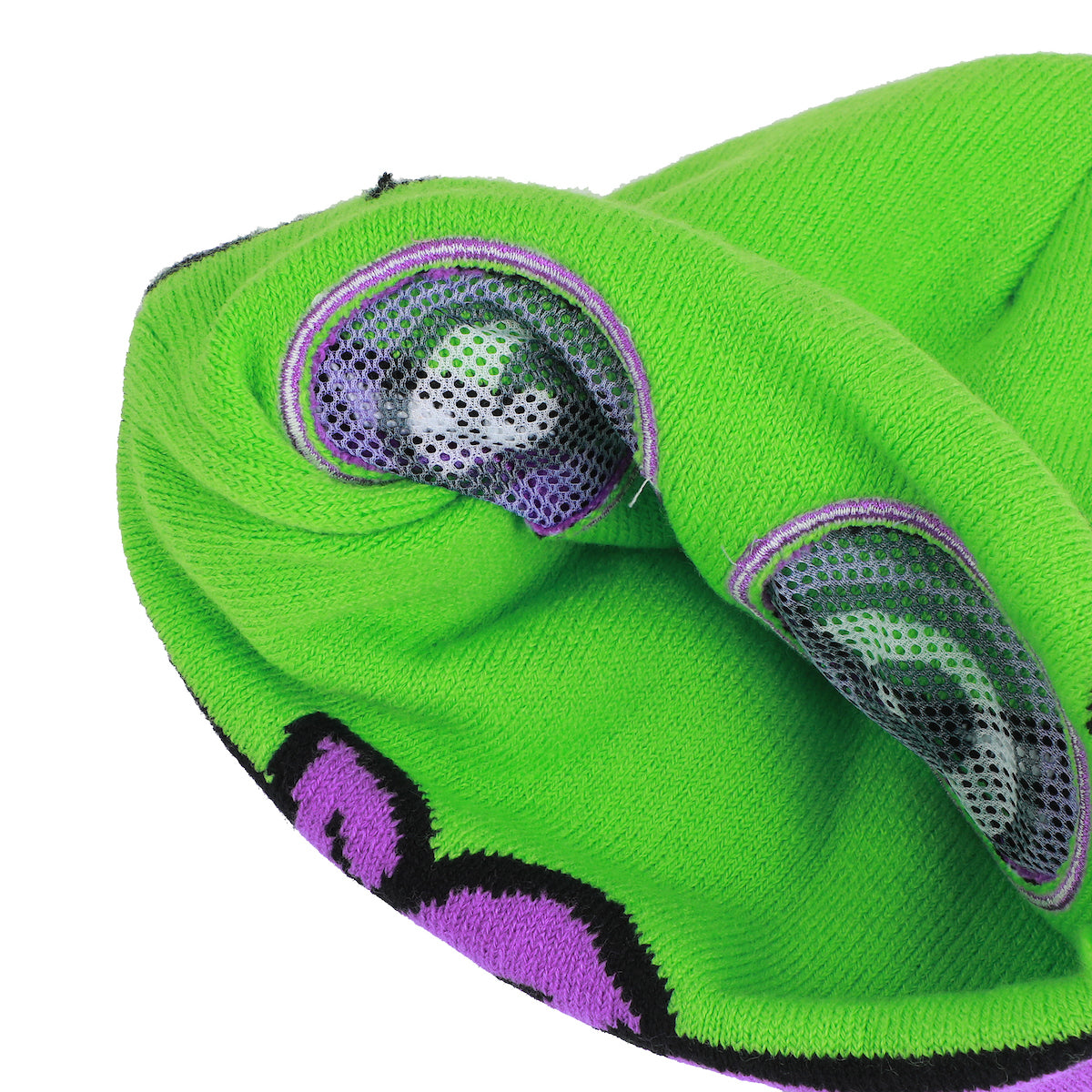 TMNT Rolldown Donny Adult Acrylic Mesh Eye Green Beanie