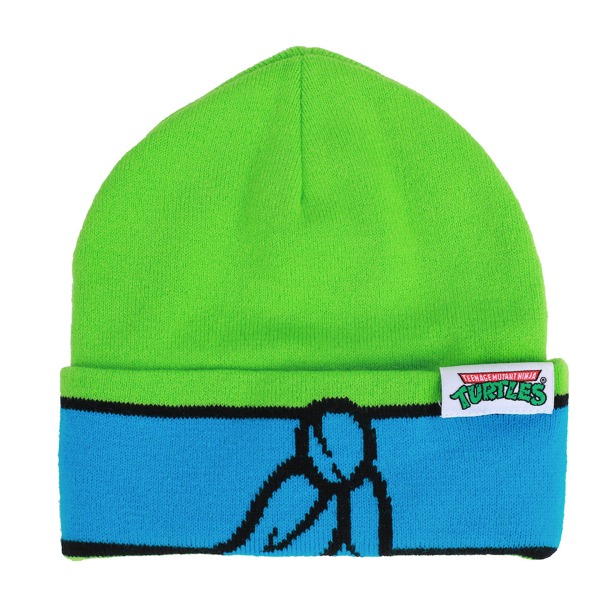 TMNT Rolldown Leo Adult Mesh Eye Green Beanie