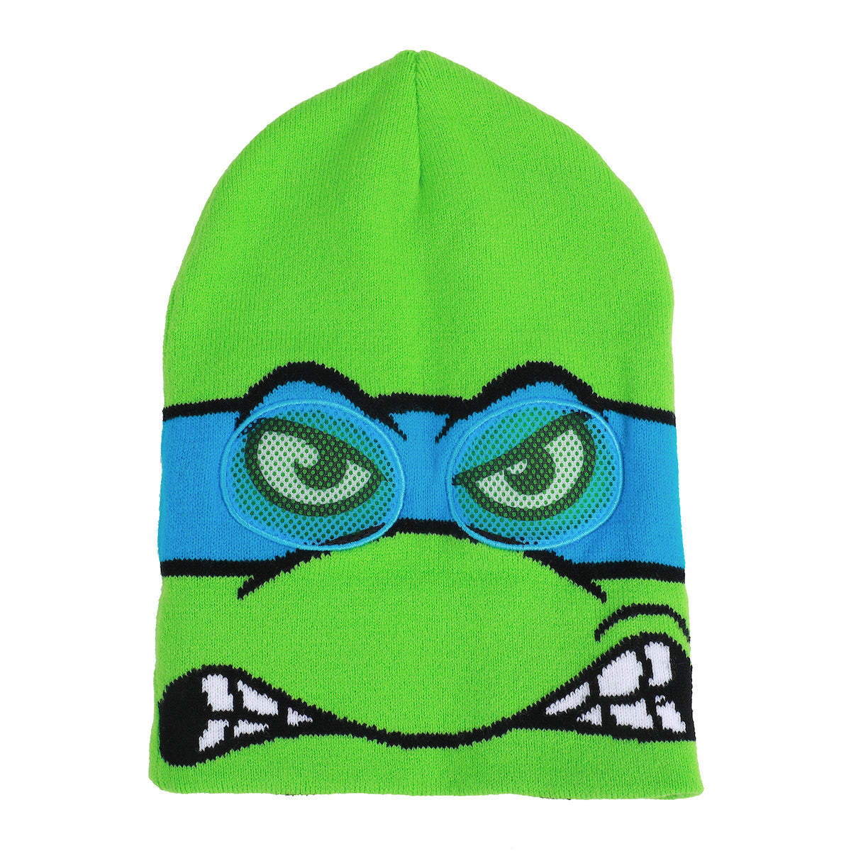 TMNT Rolldown Leo Adult Mesh Eye Green Beanie