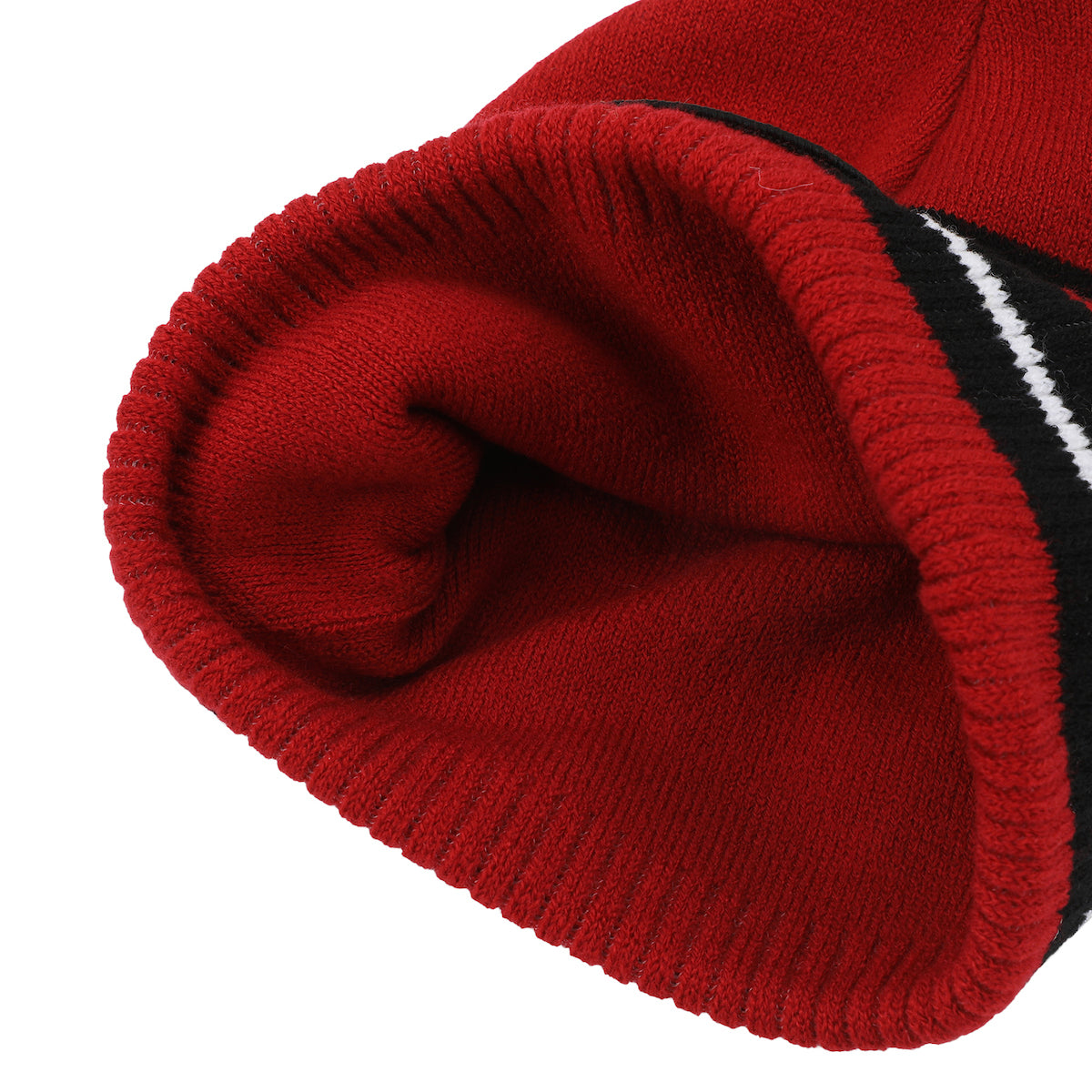 Deadpool Logo Red & Black Cuff Beanie