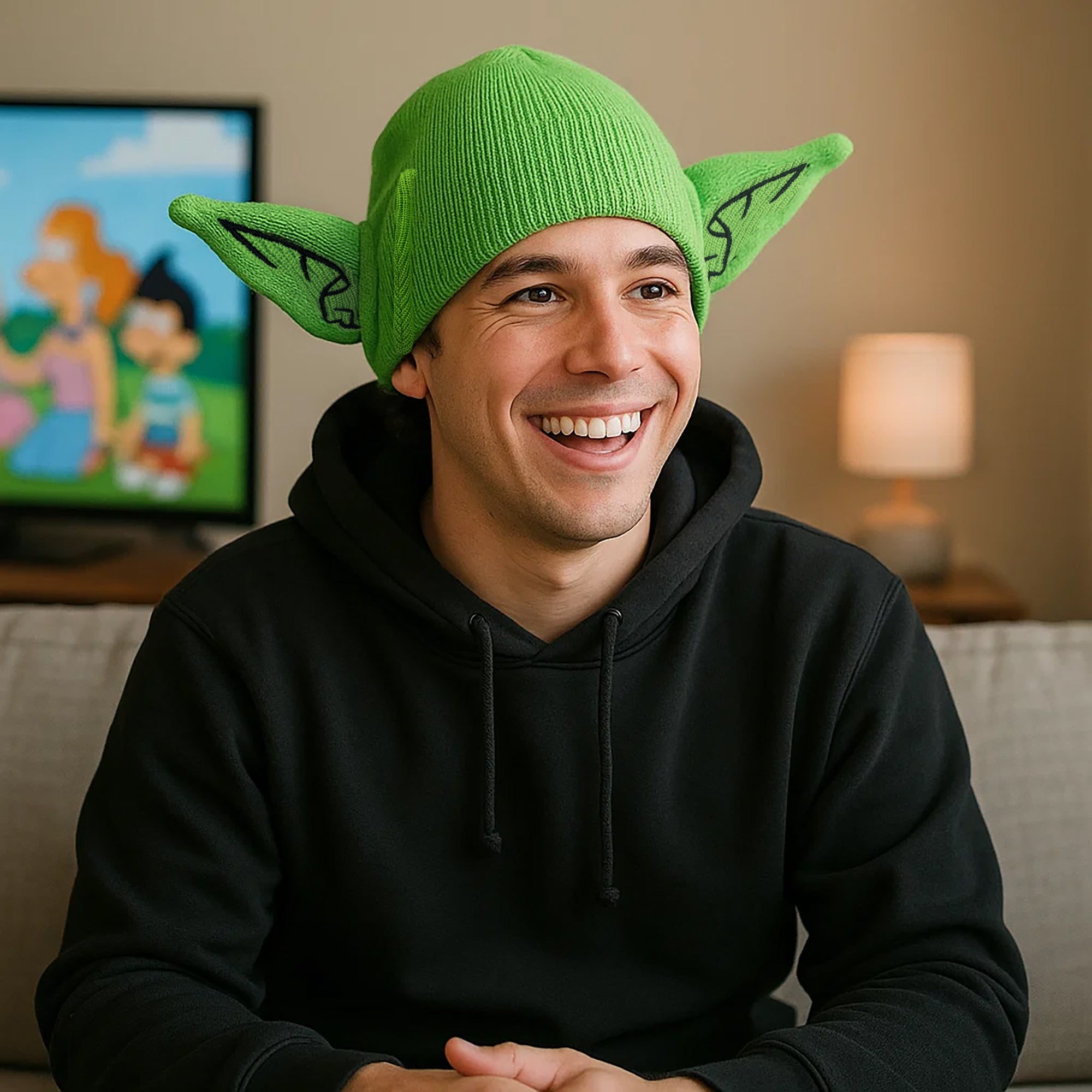 Dragon Ball Z Piccolo Head With Ears And Antennas Cosplay Beanie