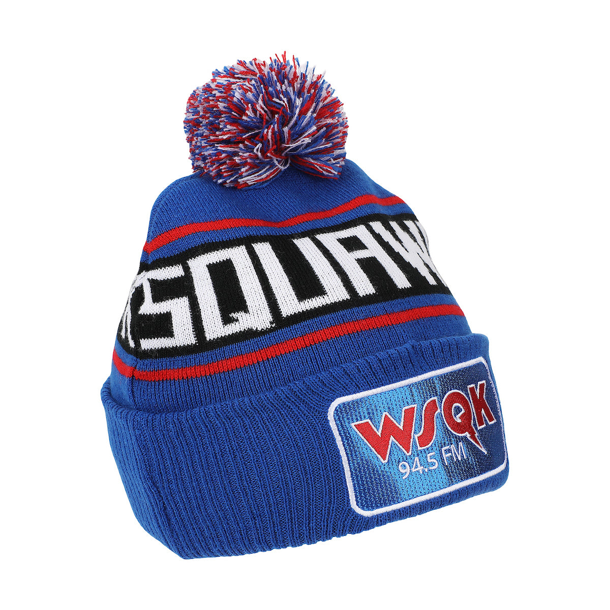 Stranger Things WSQK Squawk Blue Cuff Beanie