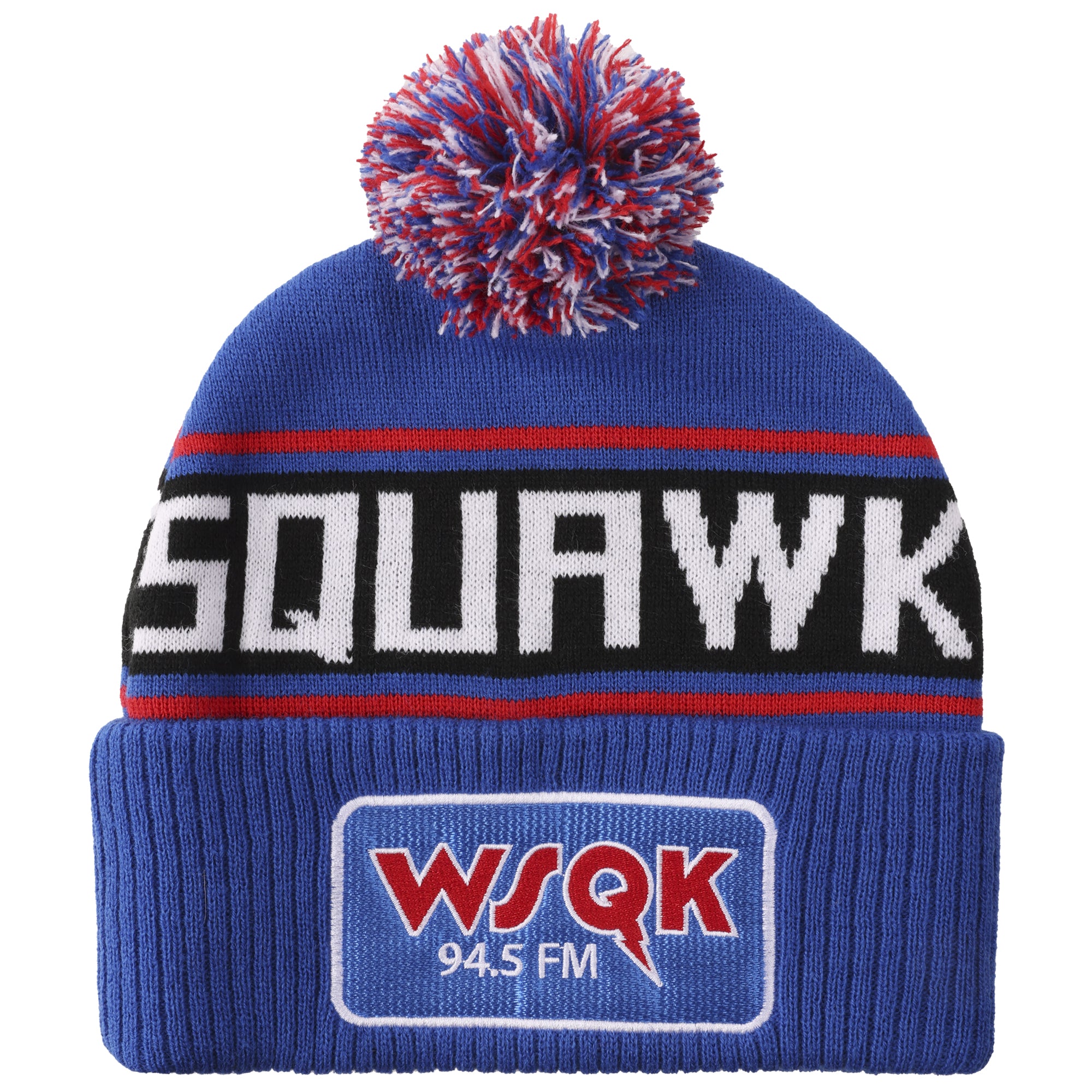 Stranger Things WSQK Squawk Blue Cuff Beanie