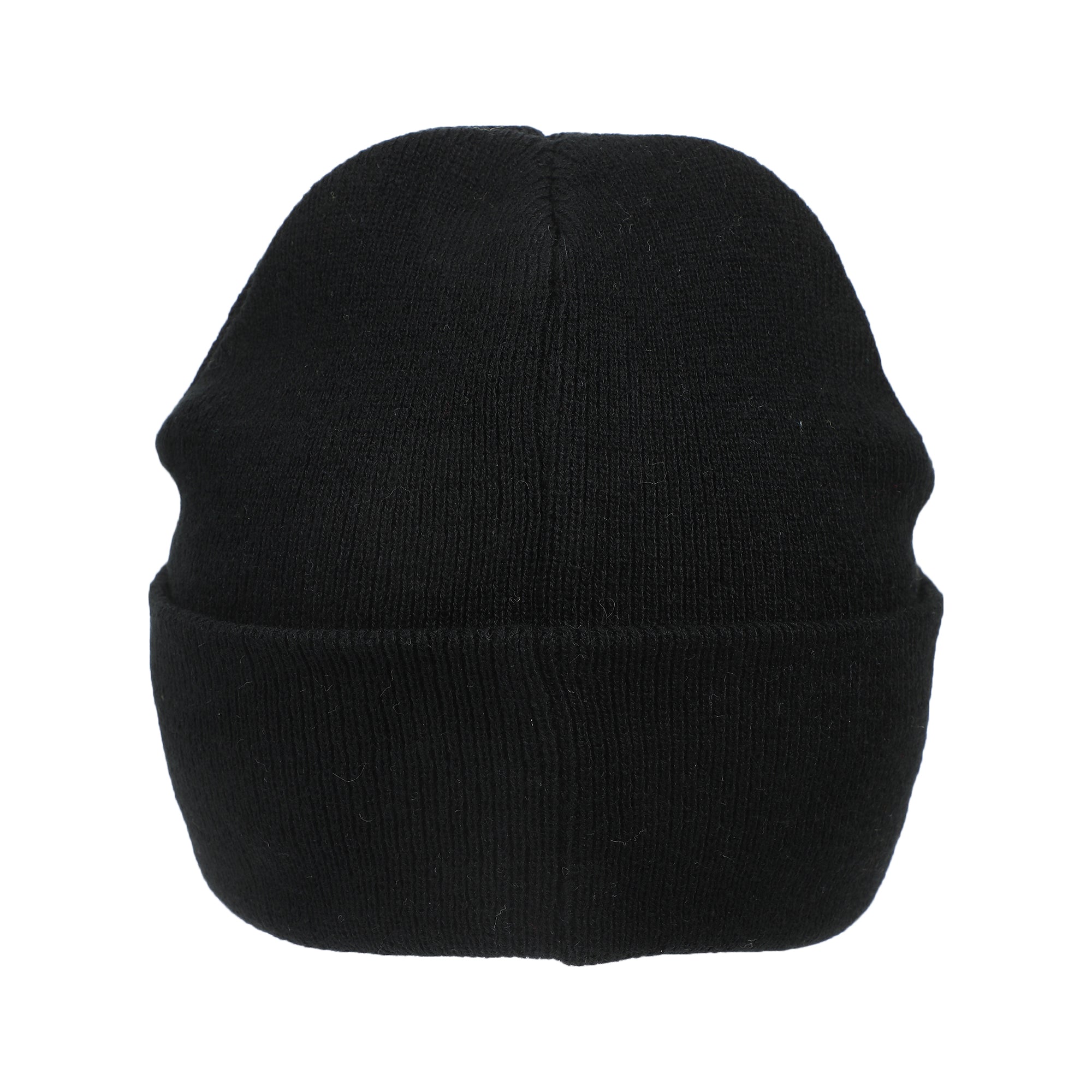 Dragon Ball Z Majin Symbol Embroidery On Black Ribbed Acrylic Knit Cuff Beanie