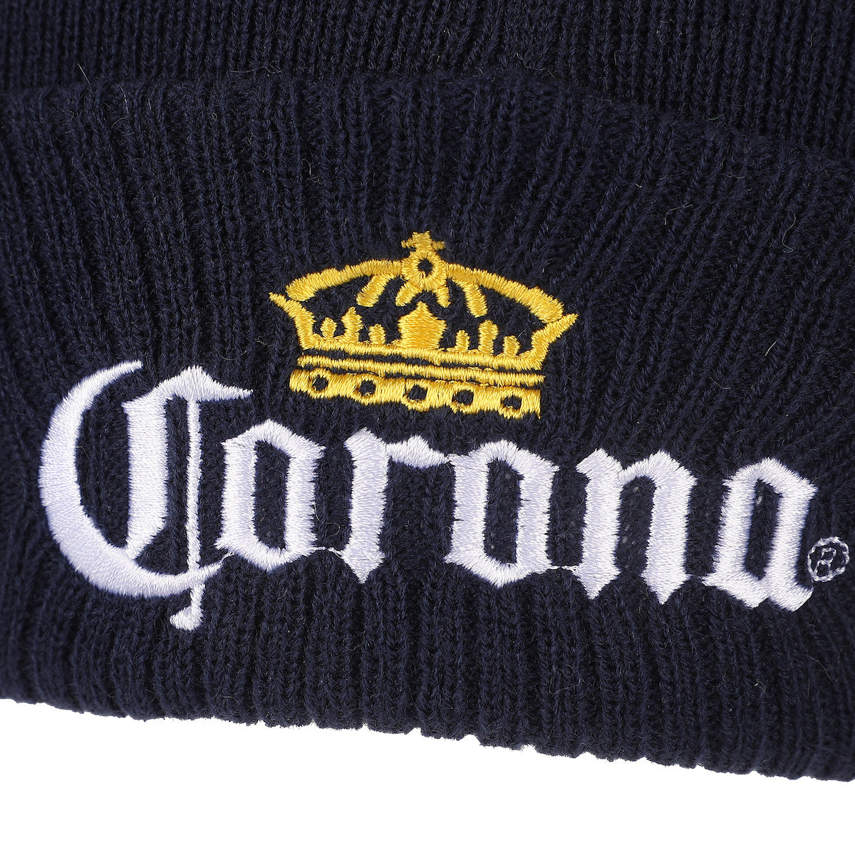 Corona Cerveza Navy Cuff Beanie