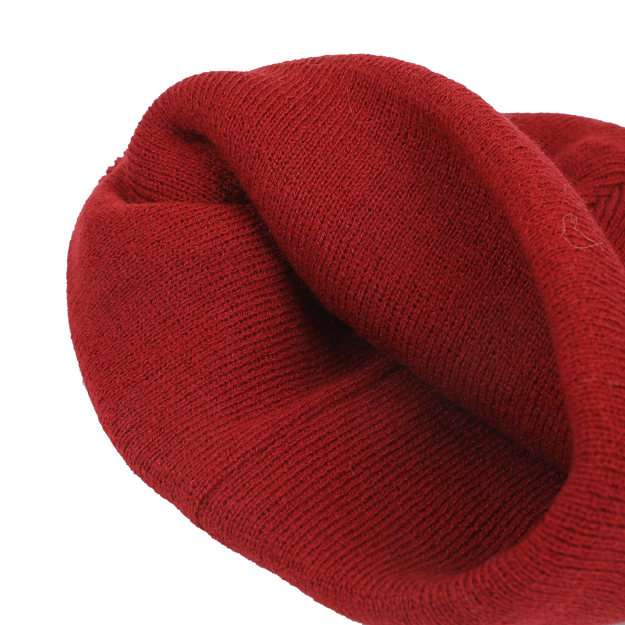 Dr Pepper Embroidery On Acrylic Knit Standard Cuff Beanie