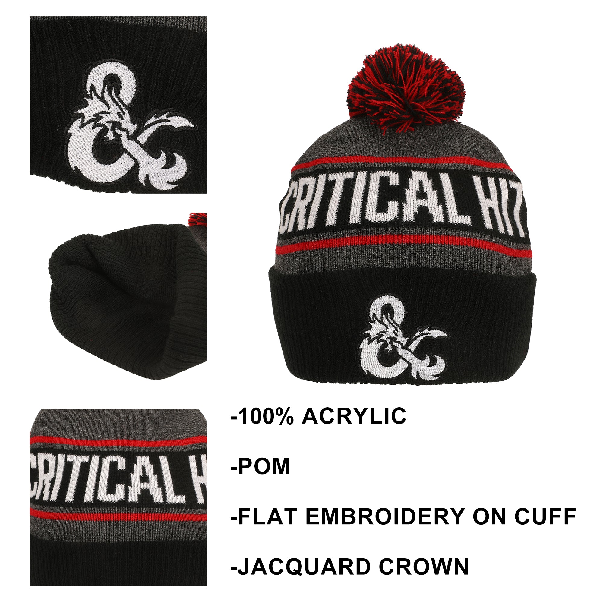 Dungeons & Dragons Critical Role Cuff Beanie