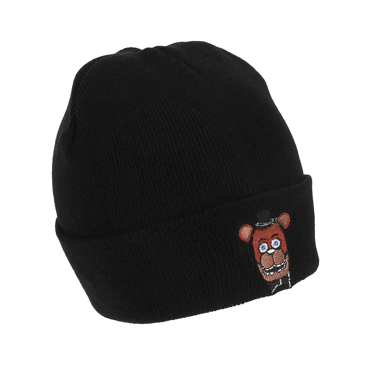 Five Nights At Freddy's Freddy Embroidery On Acrylic Knit Standard Cuff Beanie