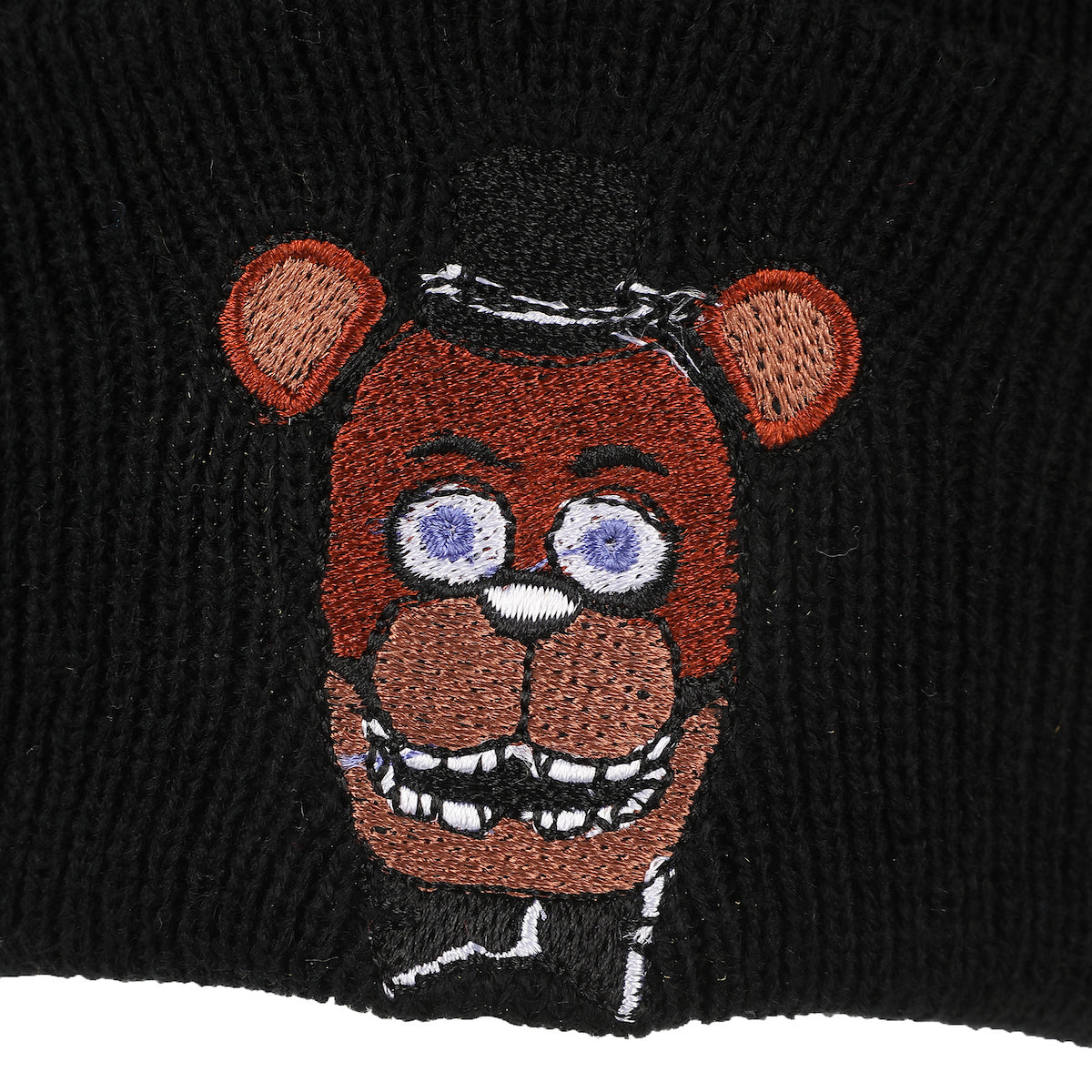 Five Nights At Freddy's Freddy Embroidery On Acrylic Knit Standard Cuff Beanie