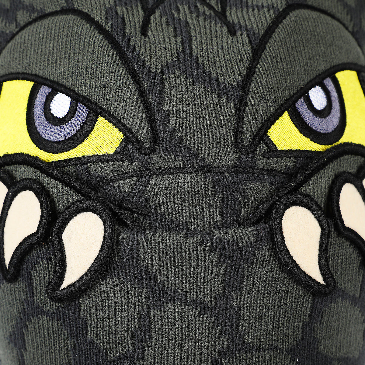 Godzilla Peekaboo Claws Gray Cuff Beanie