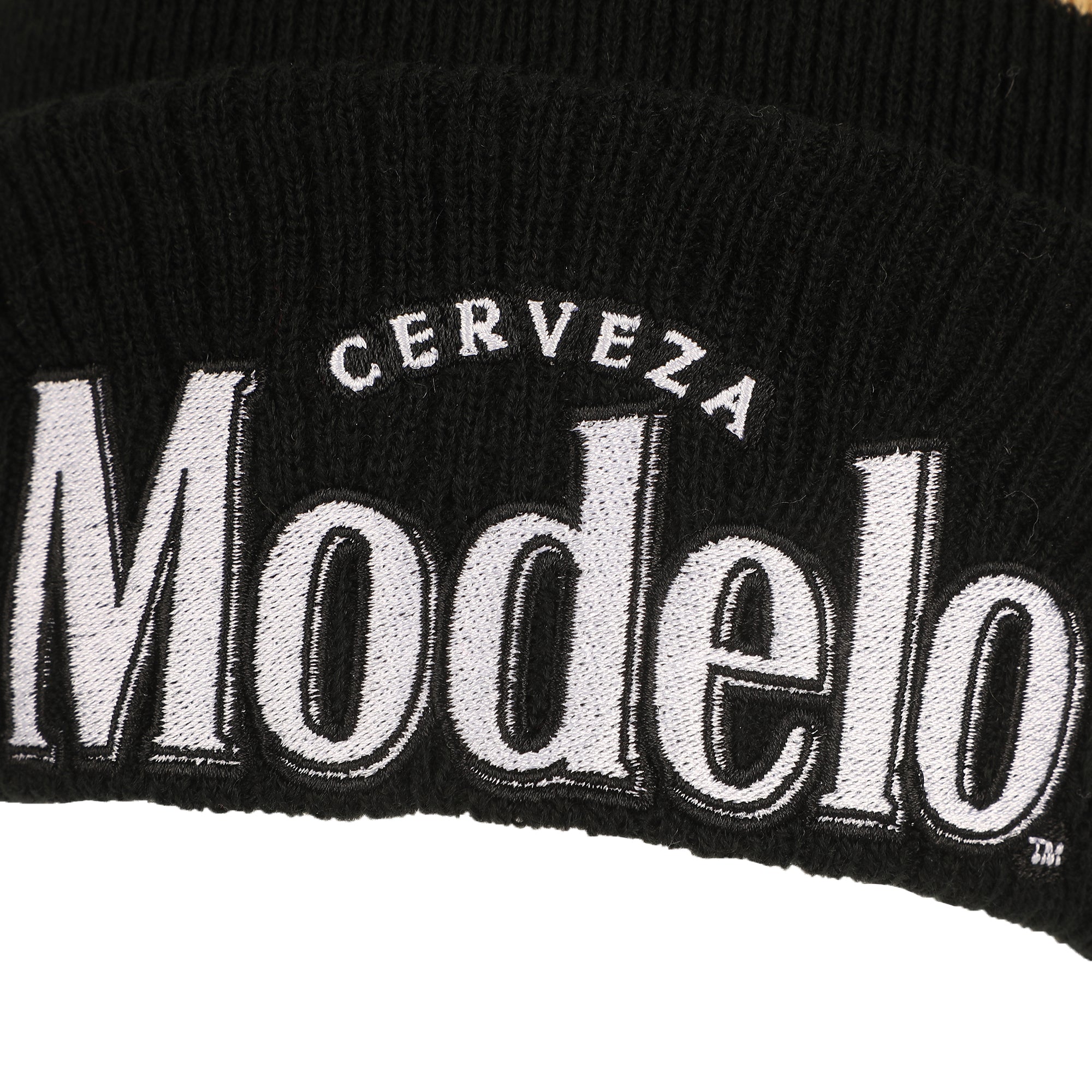 Modelo Cerveza Black Cuff Beanie
