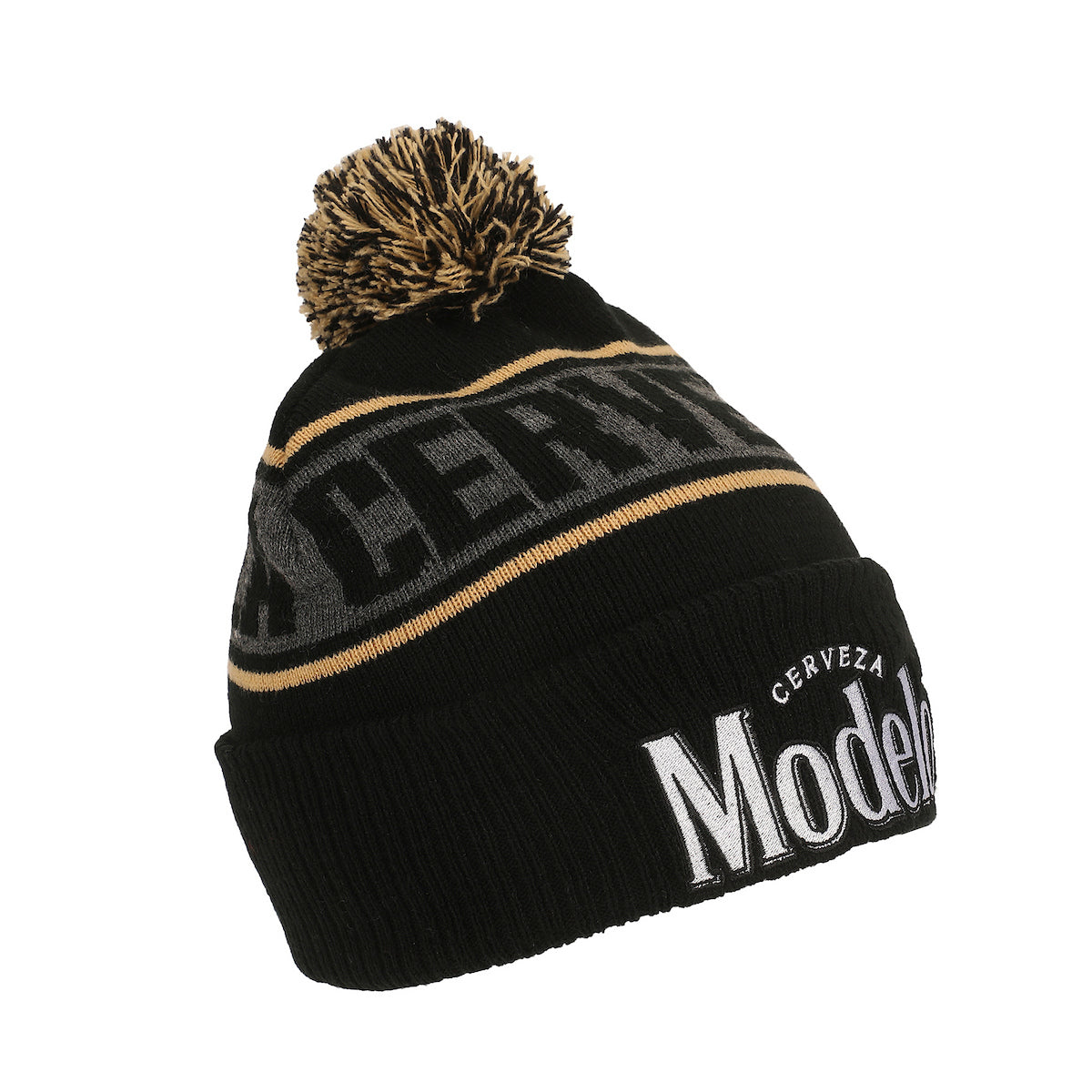 Modelo Cerveza Black Cuff Beanie