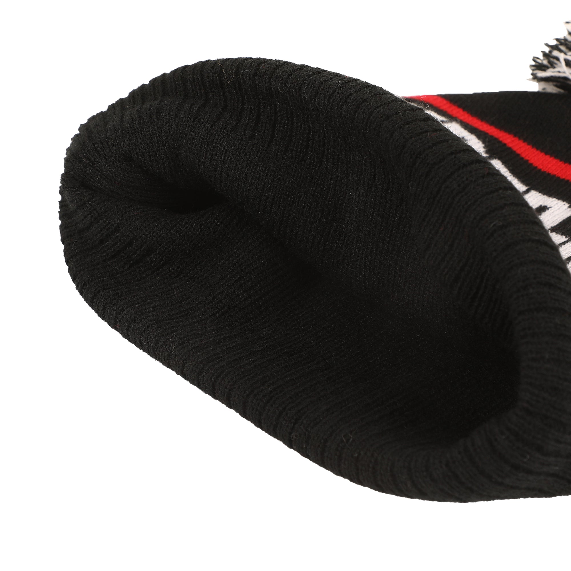 Spider-Man Logo & Name Text Black Cuff Beanie