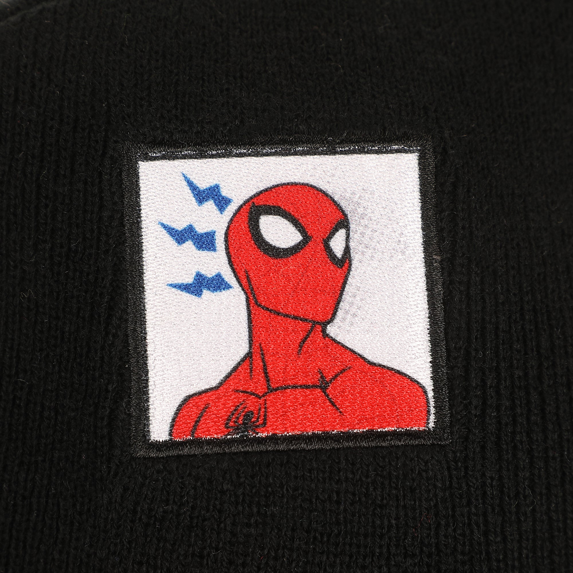 Spider-Man Classic Thwip Thwip Adult Ribbed Knit Beanie