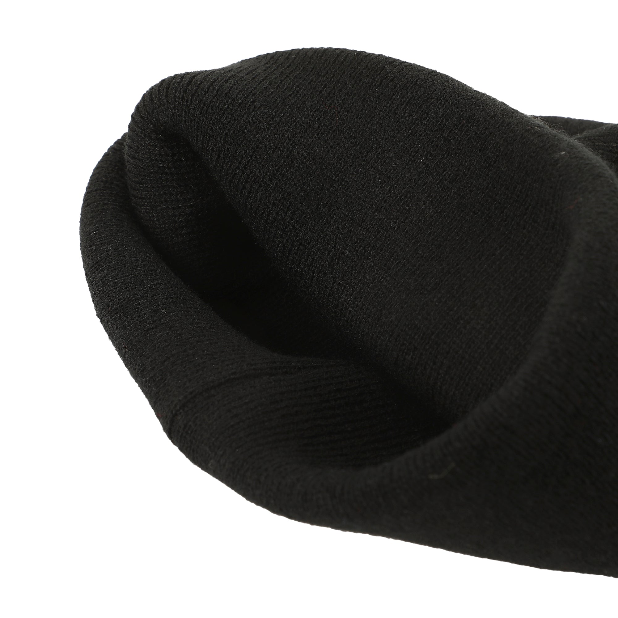 One Piece Straw Hat Pirates Skull & Crossbones Logo Black Cuff Beanie