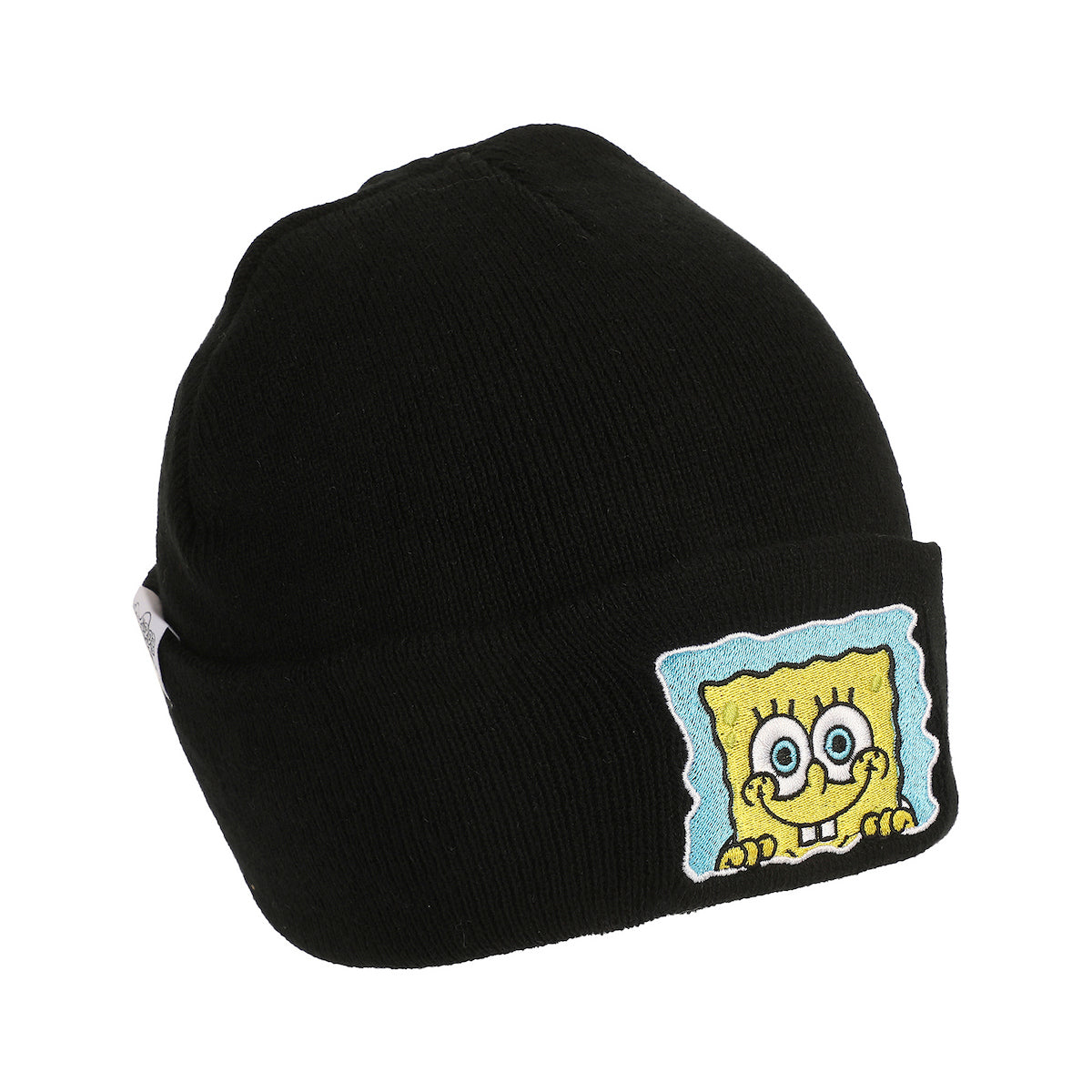 Spongebob Squarepants Embroidery Acrylic Knit Standard Cuff Beanie