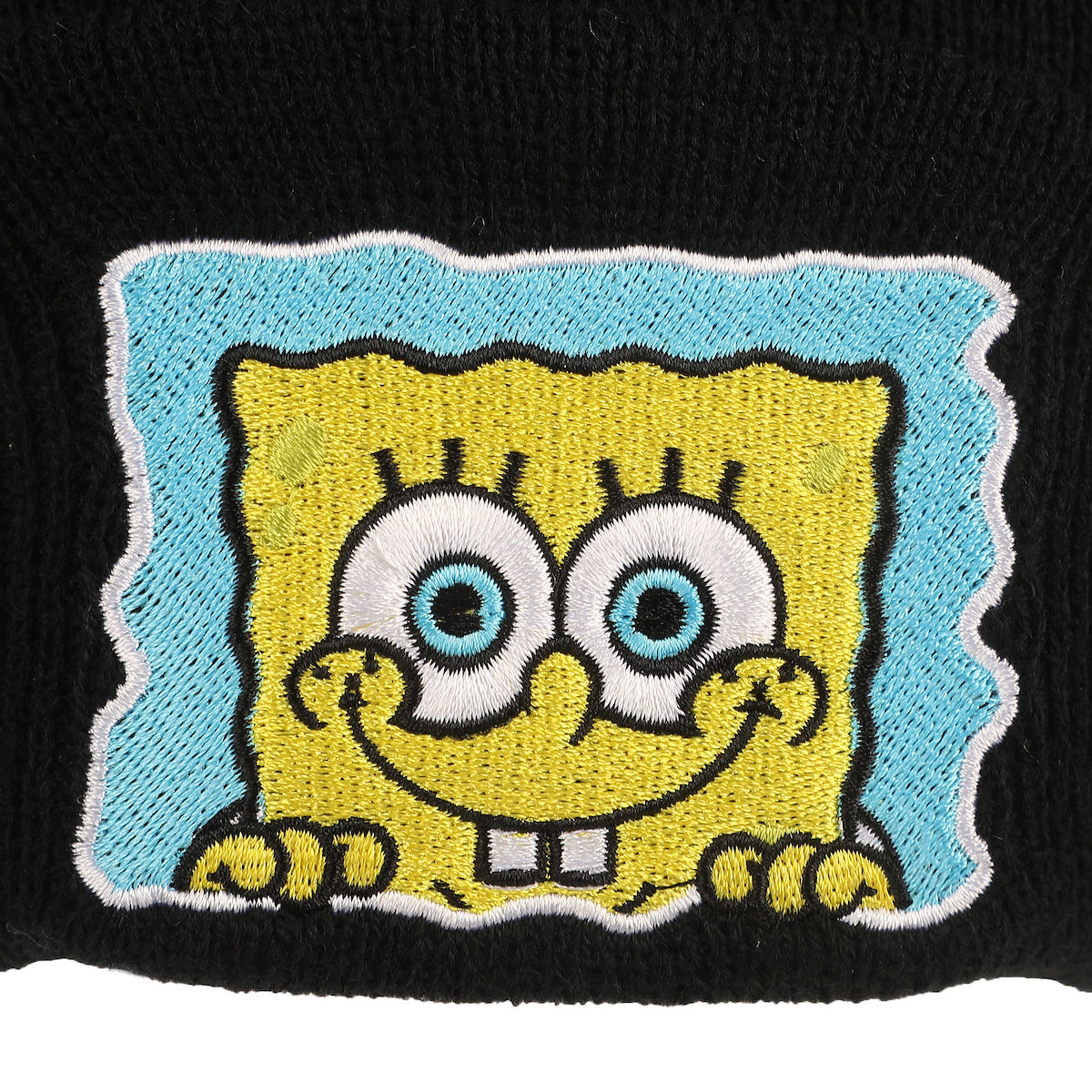 Spongebob Squarepants Embroidery Acrylic Knit Standard Cuff Beanie