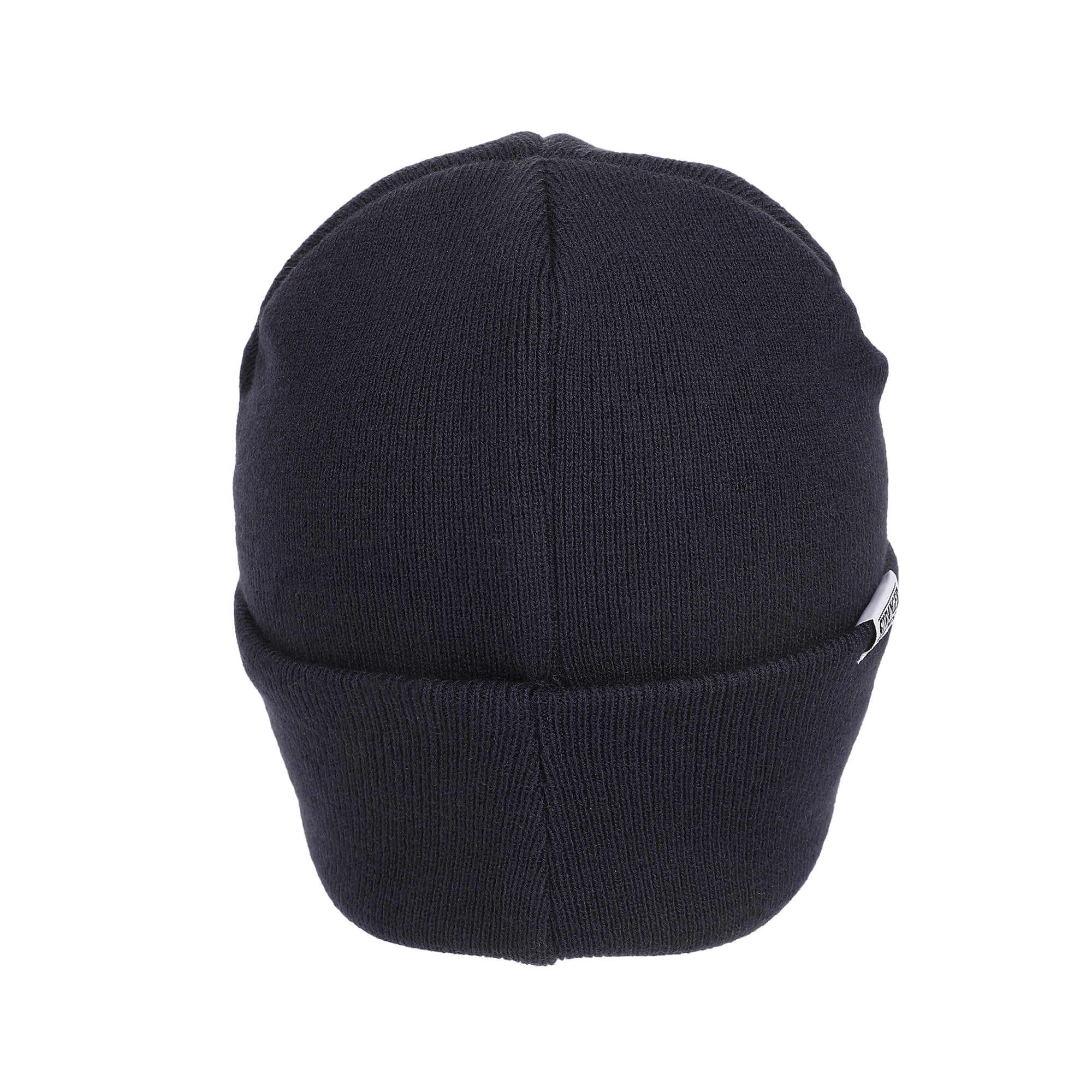 Stranger Things WSQK Embroidery Navy Acrylic Yarn Standard Cuff Beanie