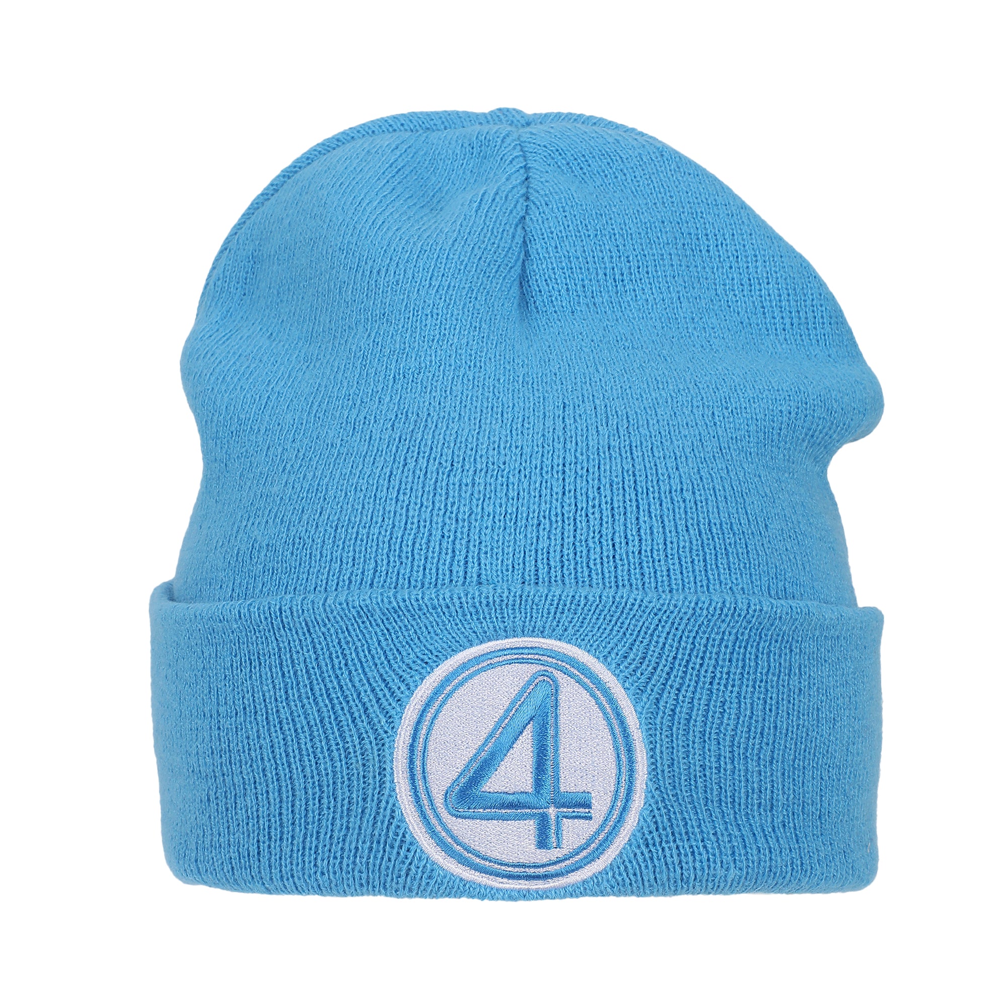 The Fantastic Four: Final Steps Fantastic Four 4 Symbol Embroidery Acrylic Knit Standard Cuff Beanie