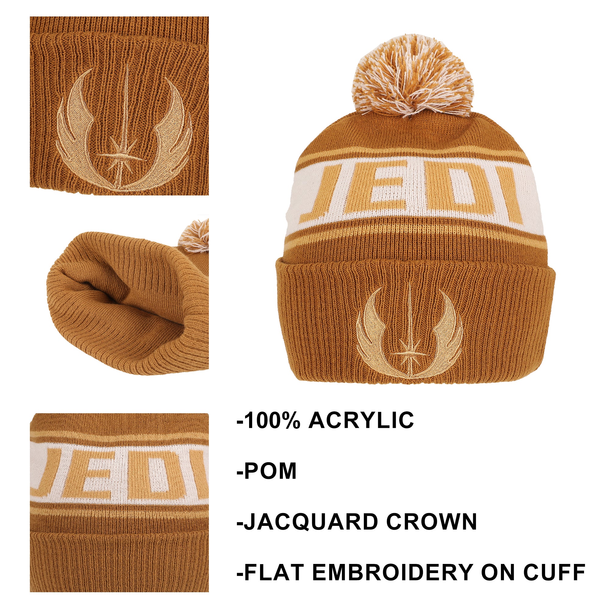 Star Wars Jedi Order Brown Cuff Beanie