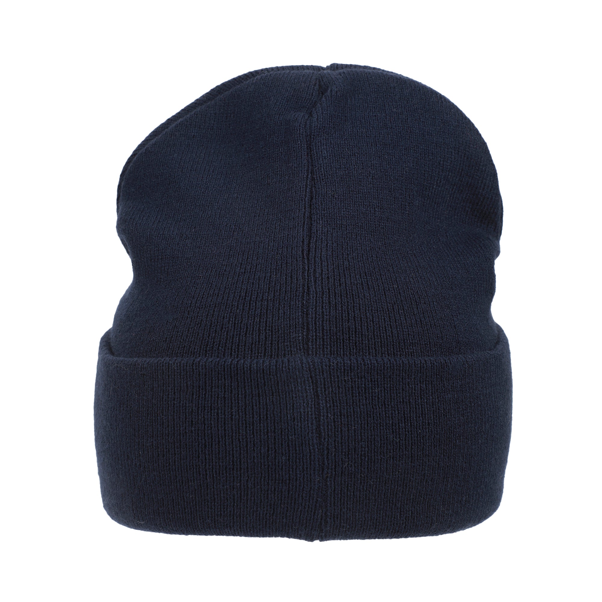 Superman Logo Embroidery Navy Acrylic Knit Standard Cuff Beanie