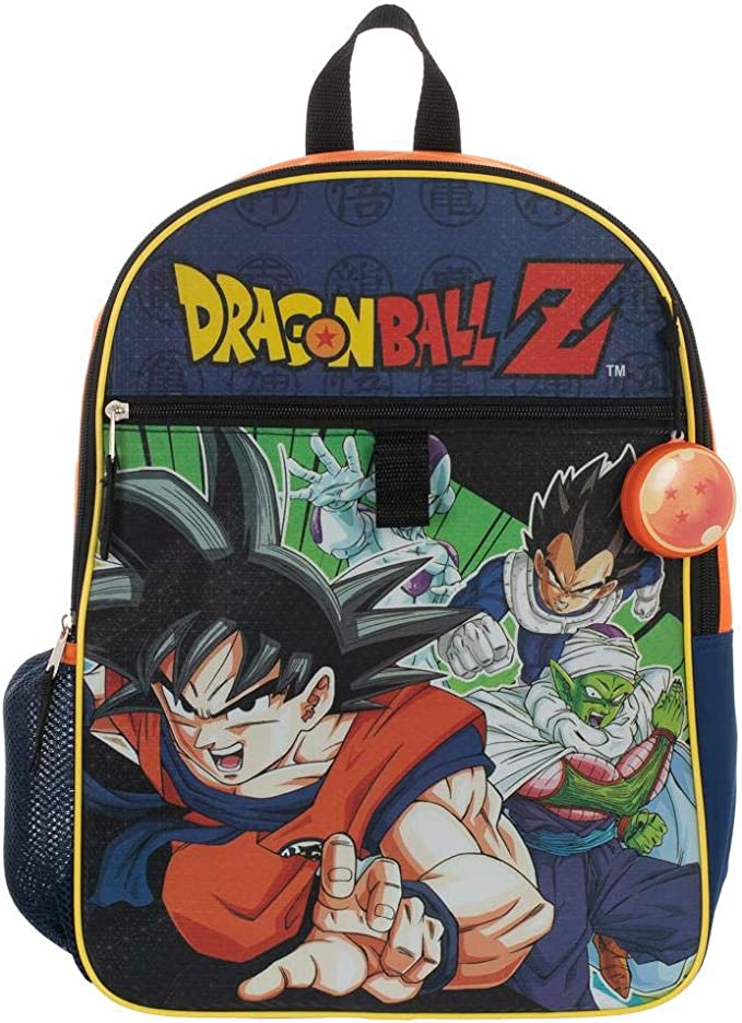 Dragon Ball Z kids Backpack Set 4-Piece School Supplies Combo