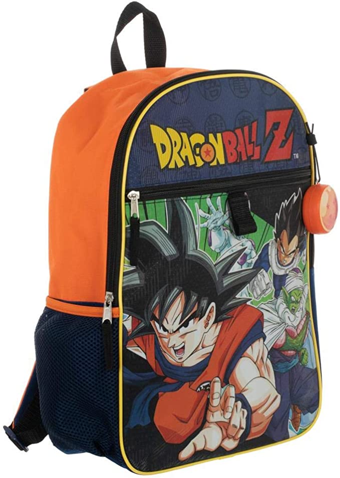 Dragon Ball Z kids Backpack Set 4-Piece School Supplies Combo