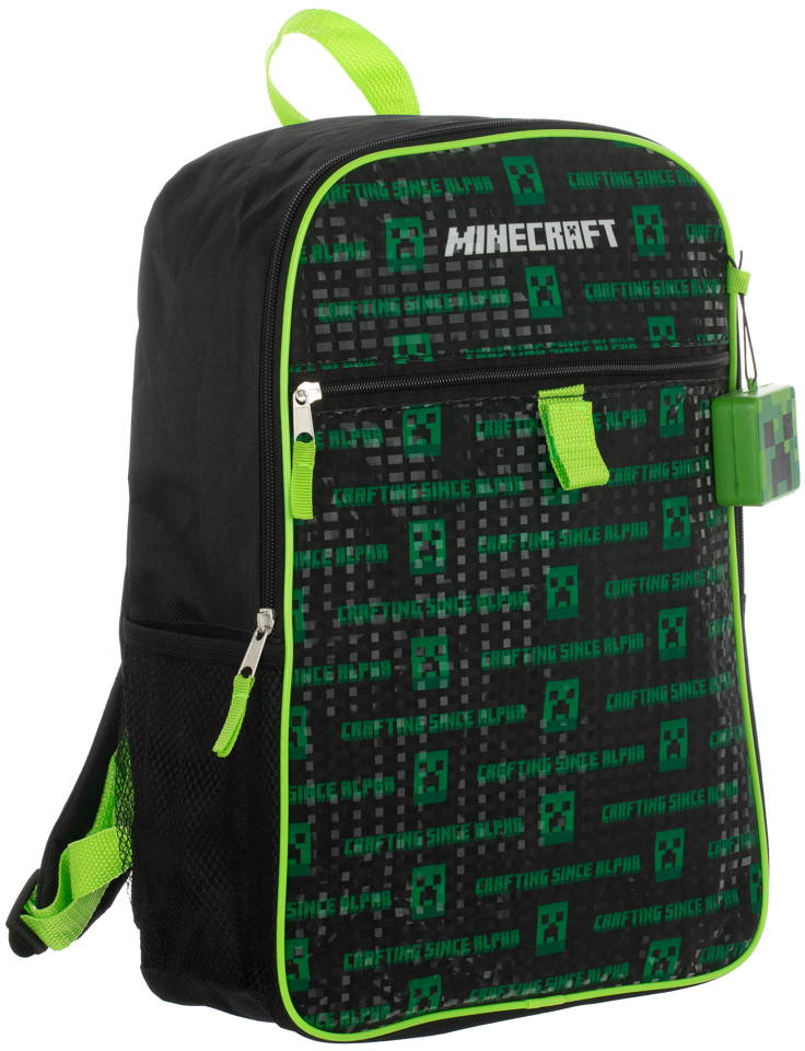 Kids Minecraft Backpack 4-Piece Combo School Supplies