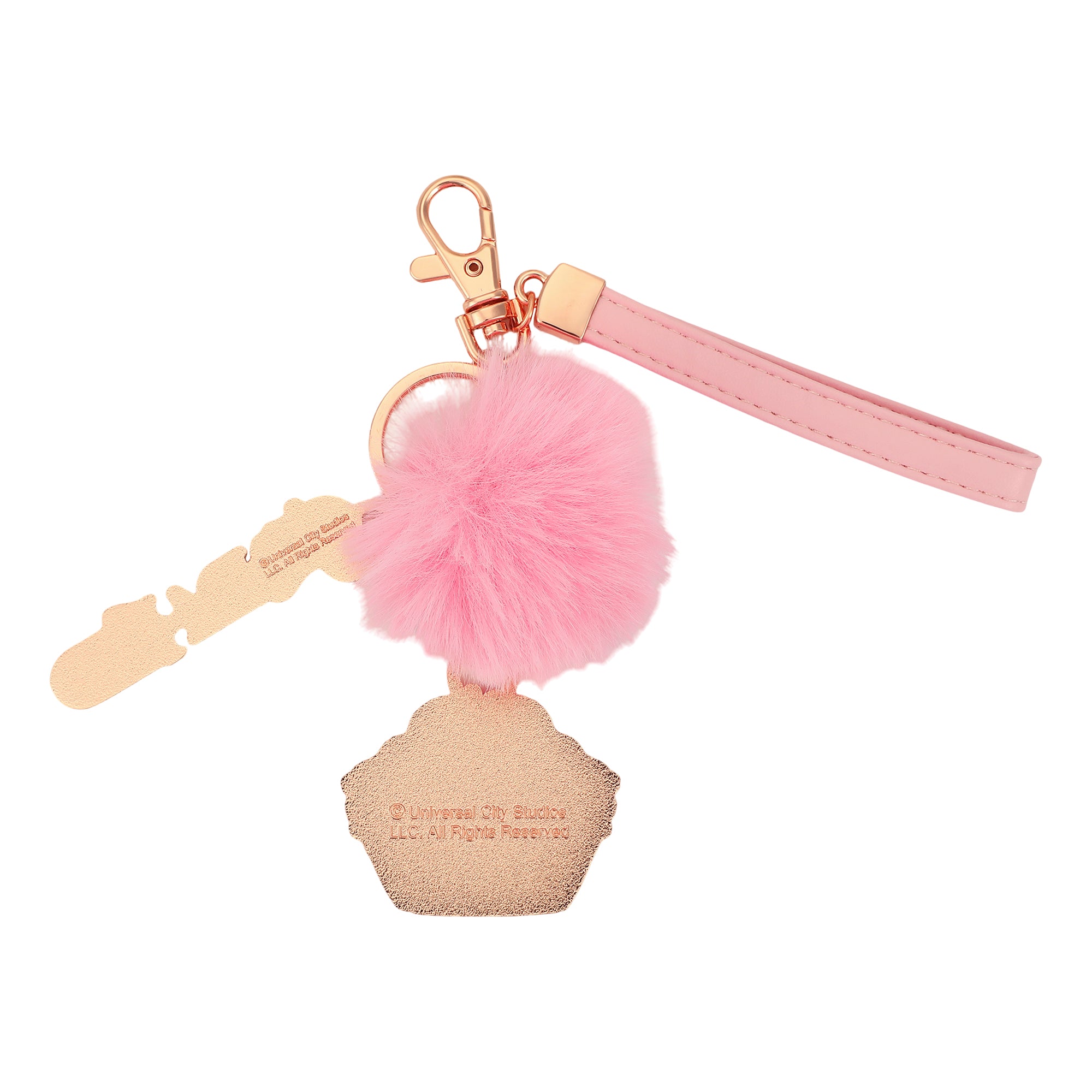 Wicked Glinda Crown and Pom Keychain