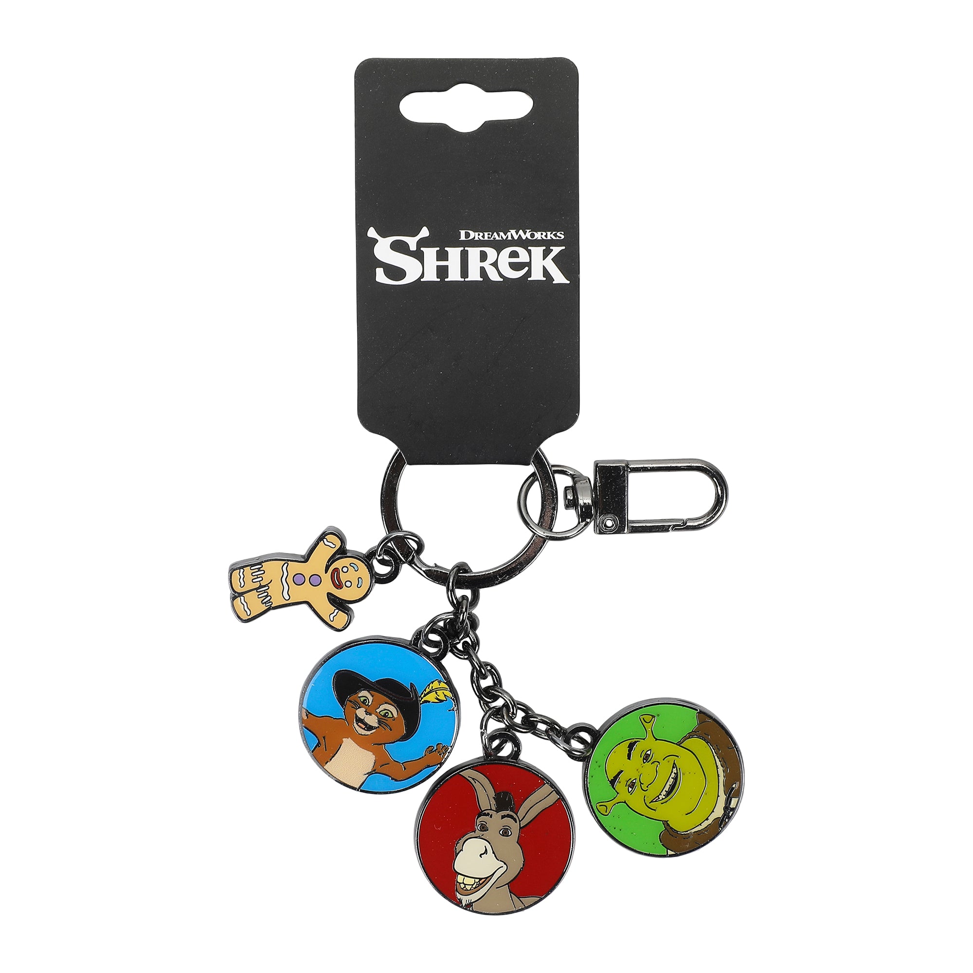 Shrek Favorite Characters Multi Charm Keychain