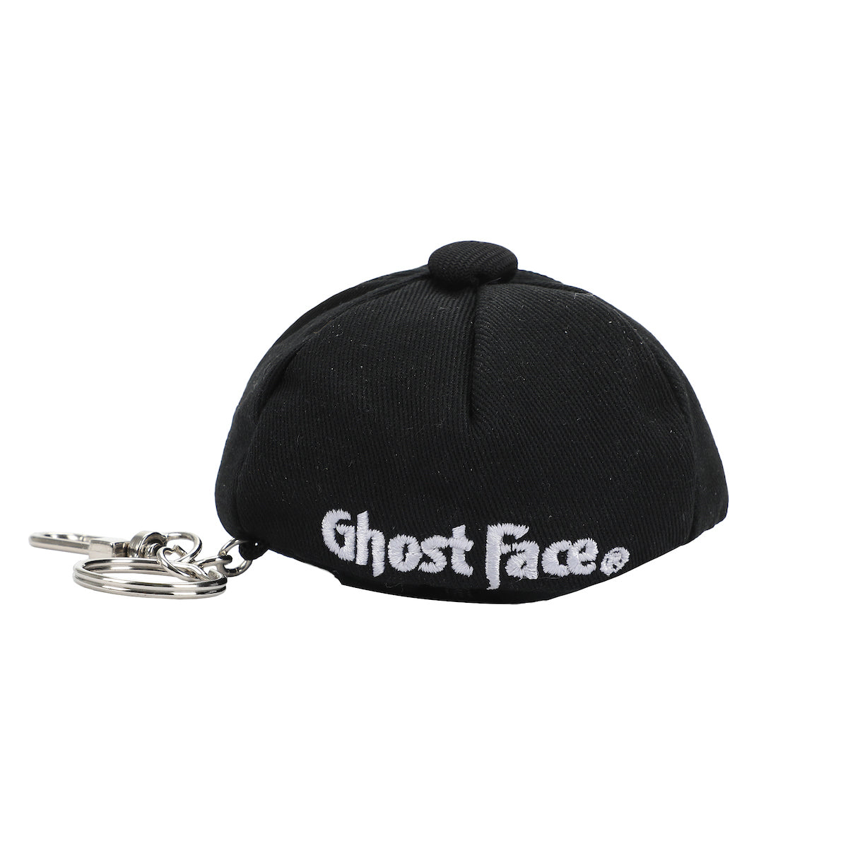 Ghostface Logo Black Mini Wool Hat Keychain With Storage Pocket