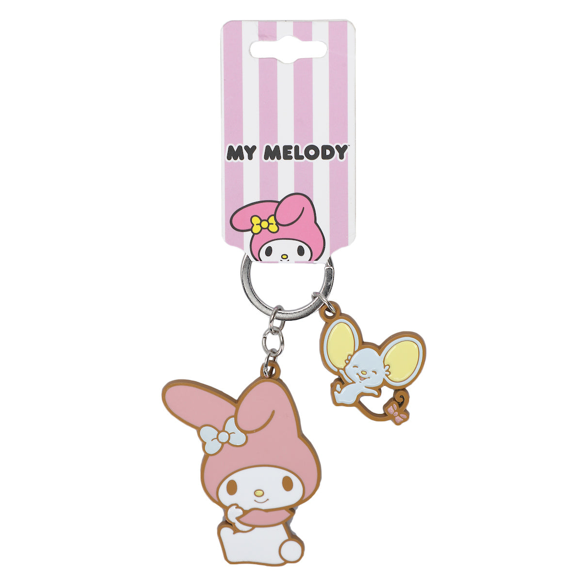My Melody Flat & My Melody Character Charms Keychain
