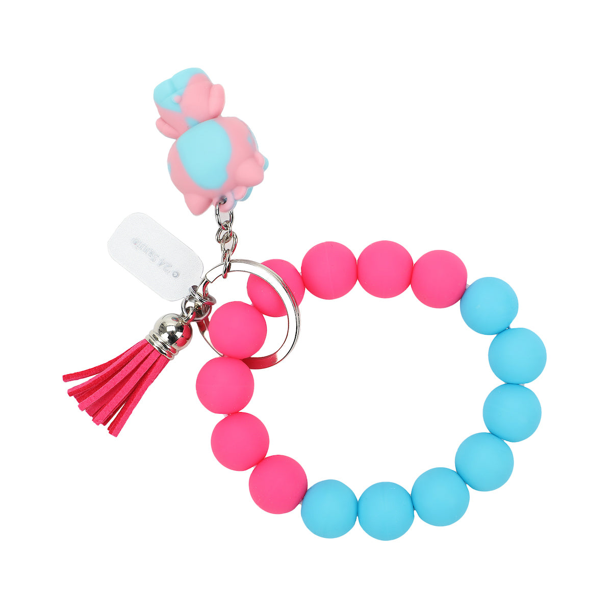 Hello Kitty Beaded Multi-Charm Keychain