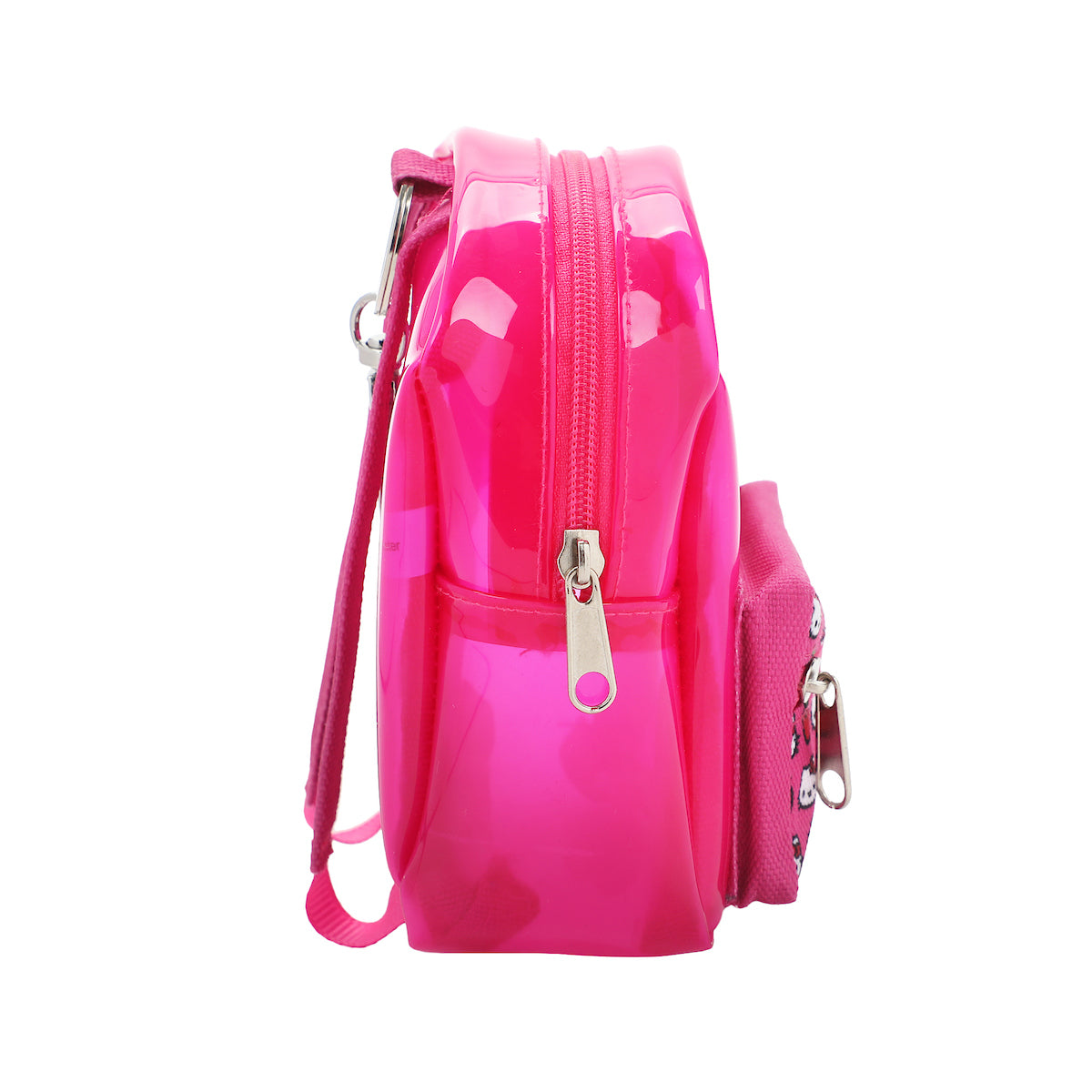 Hello Kitty Clear Pink Backpack Keychain