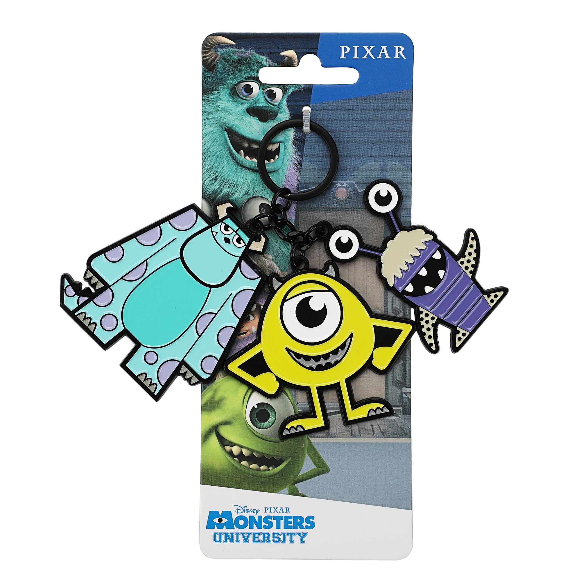 Monsters University Mike Sulley & Boo Multi-Charm Keychain