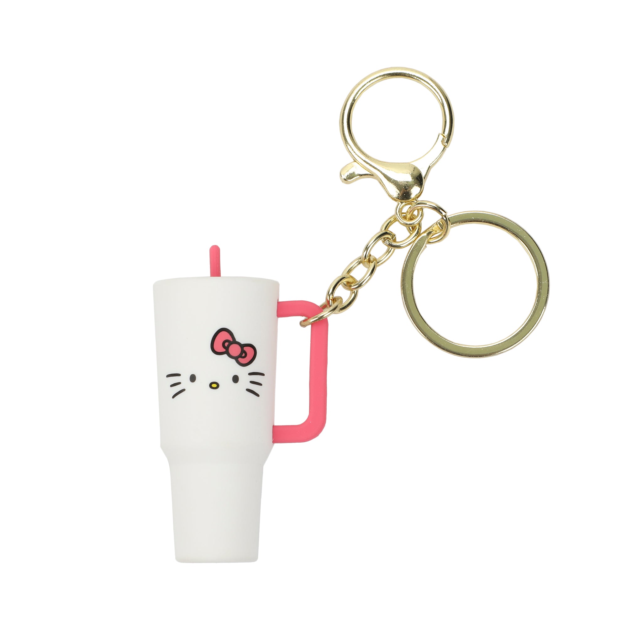 Hello Kitty Character Face Tumbler Keychain