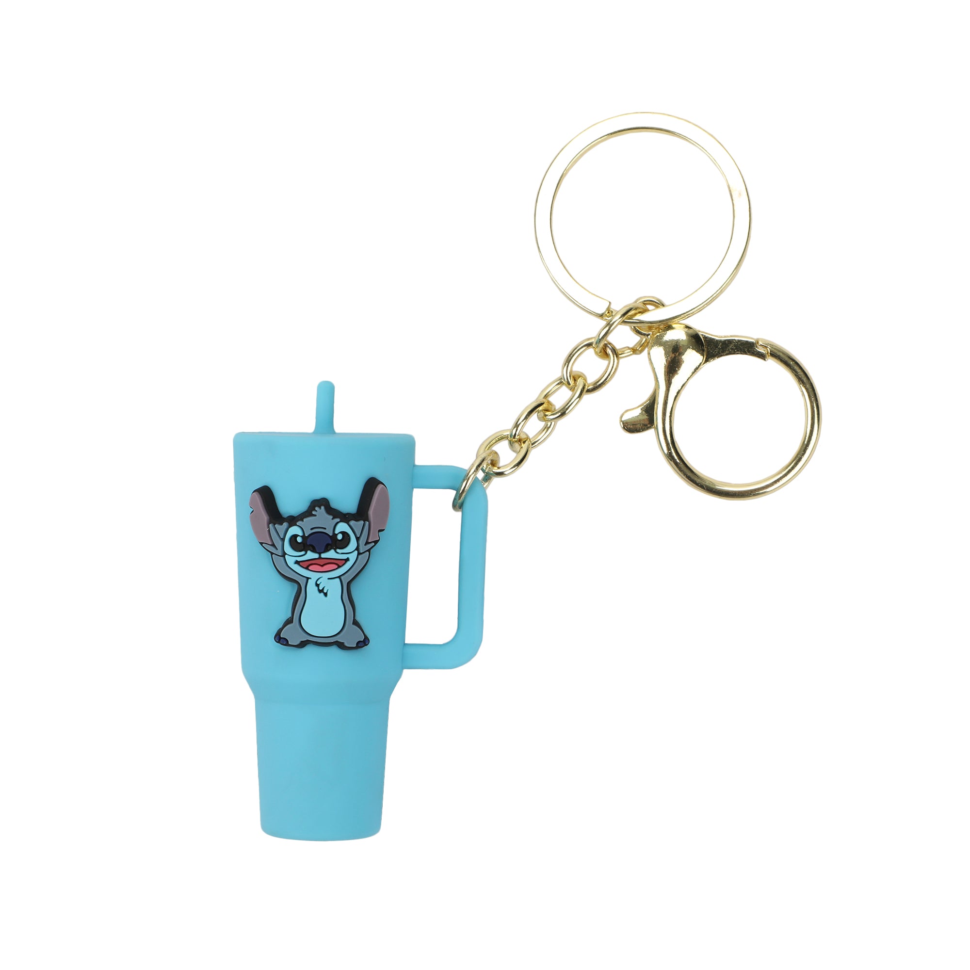 Disney Stitch Blue Tumbler Keychain