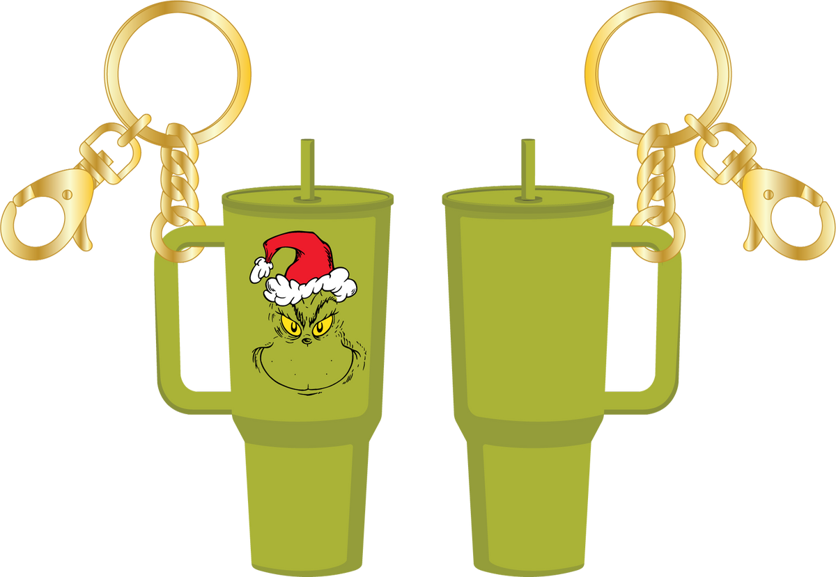 The Grinch PVC Rubber Keychain for Backpacks