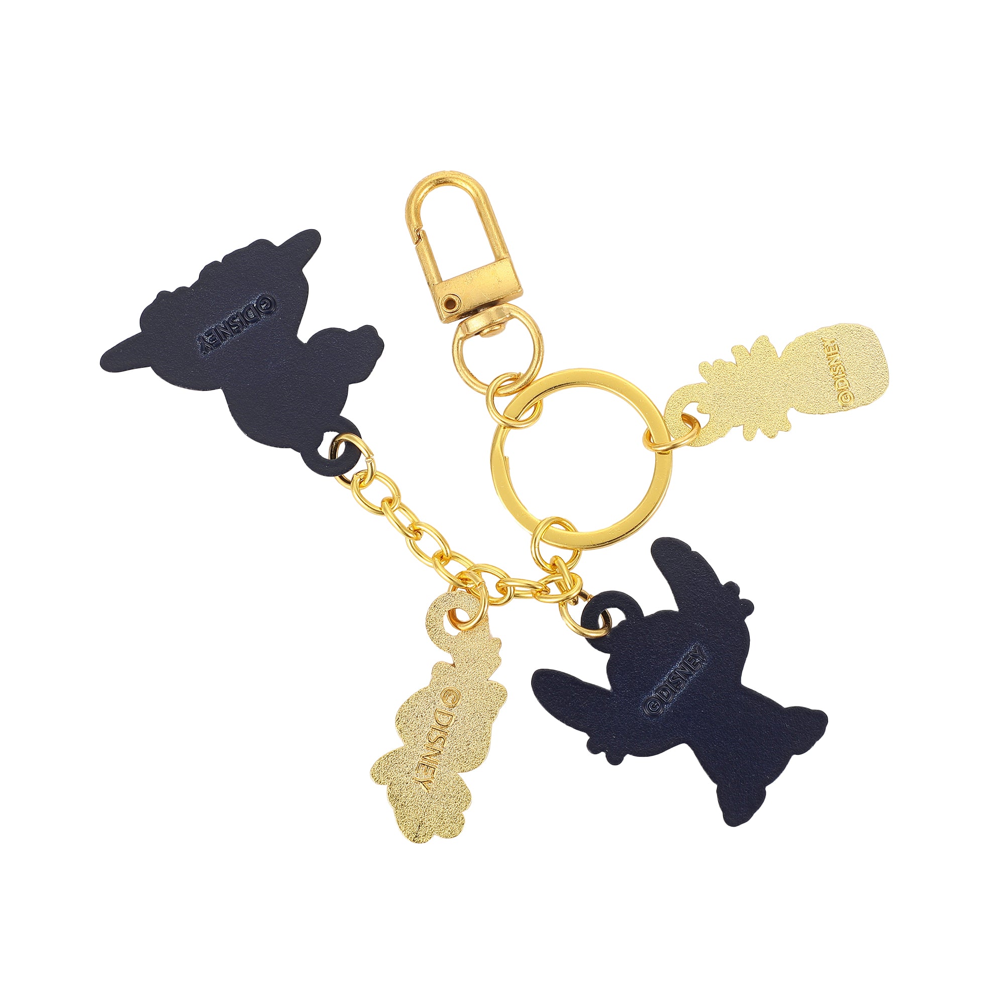 Disney Lilo & Stitch Multi Charm Keychain