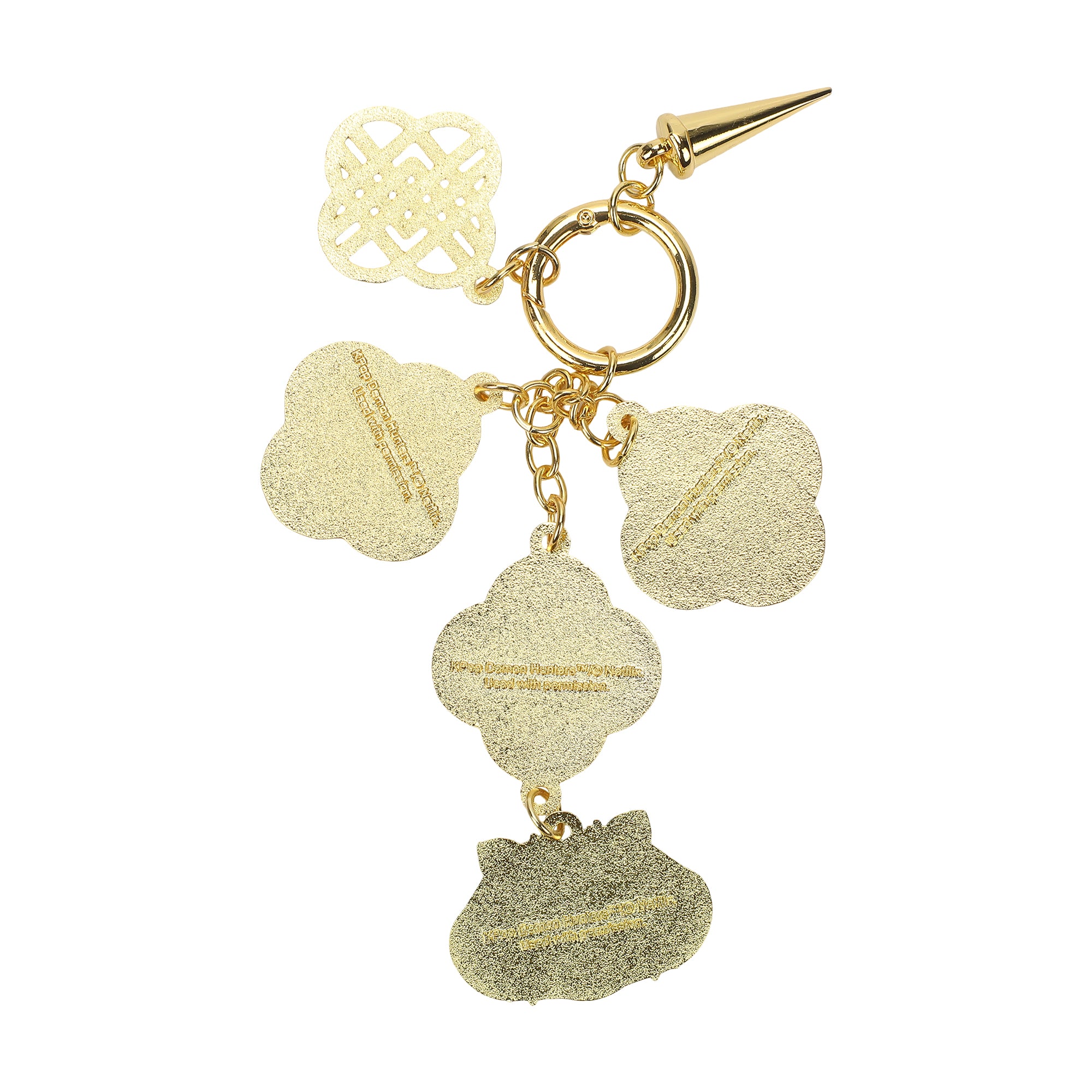 KPop Demon Hunters Favorite Characters Zooey, Rumi, Mira & Derpy Tiger Multi Charm Keychain