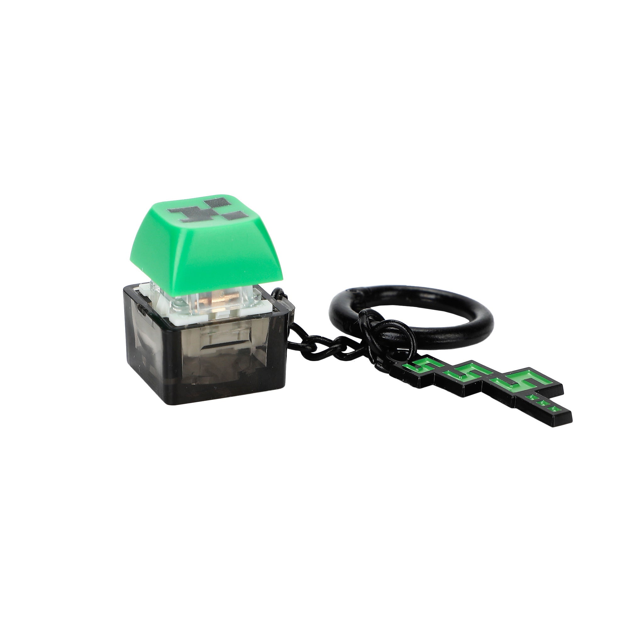 Minecraft Creeper & Enderman 2-Piece Keycap Keychain