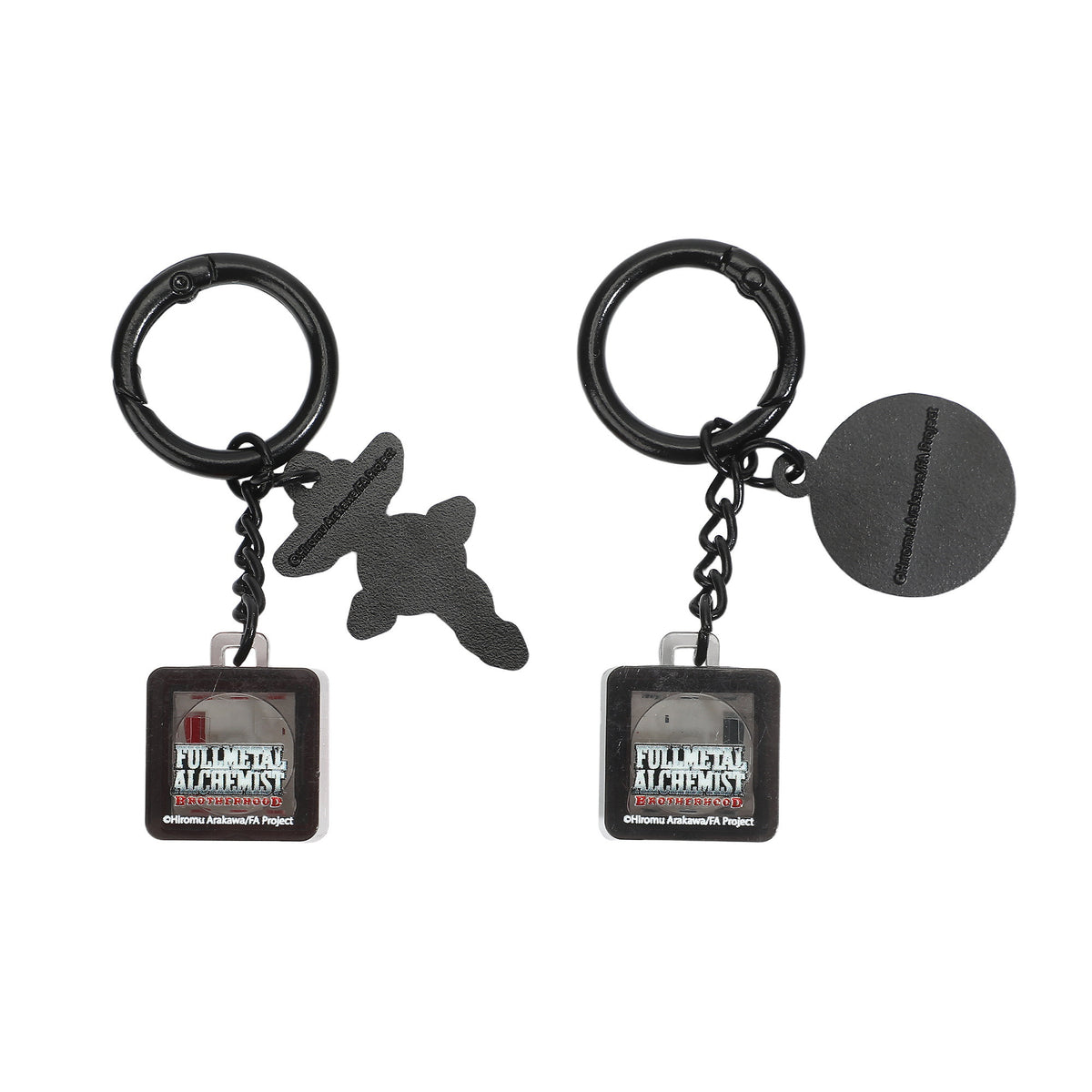 Full Metal Alchemist Brotherhood Edward and Alphonse Keychain Clicker Set