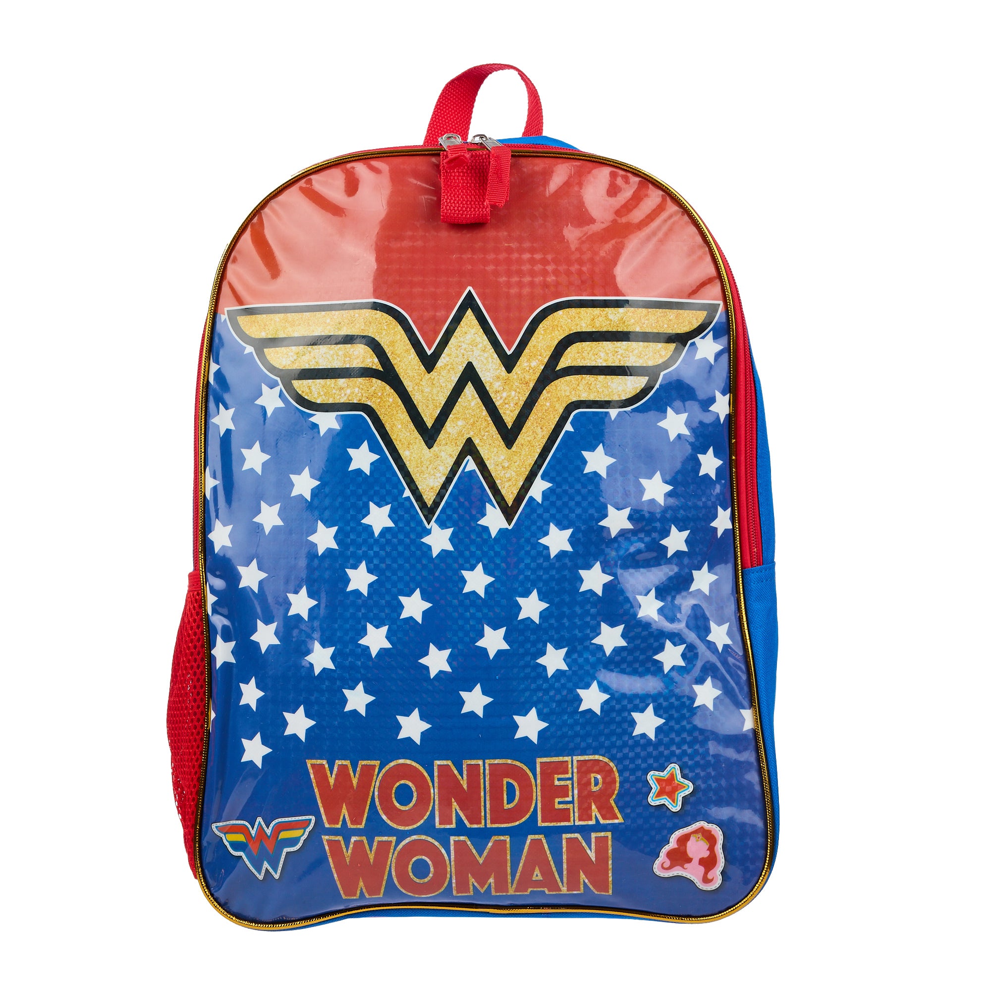 DC Comic Book Wonder Woman Backpack & Lunch Box Set